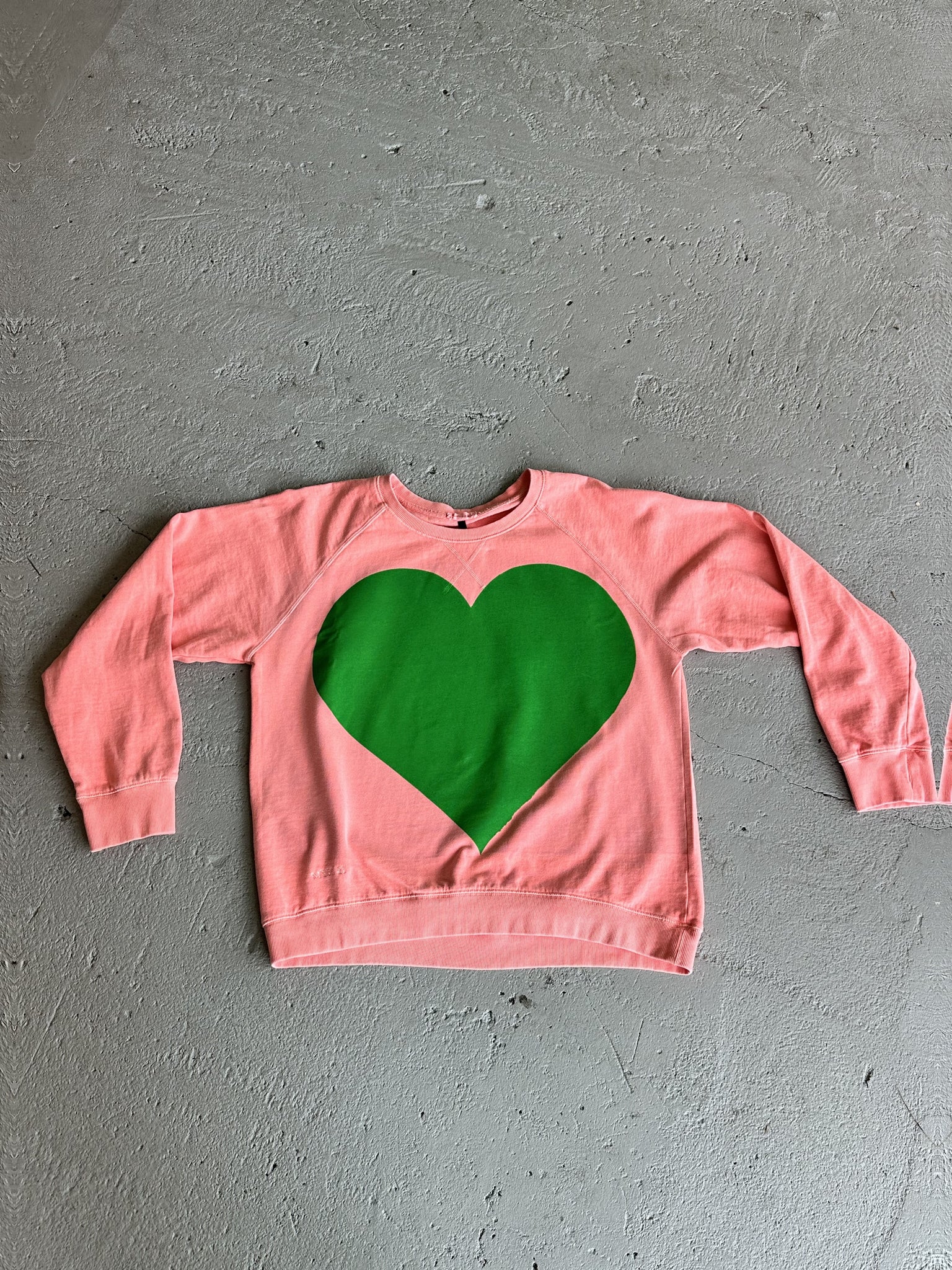 oversized green heart