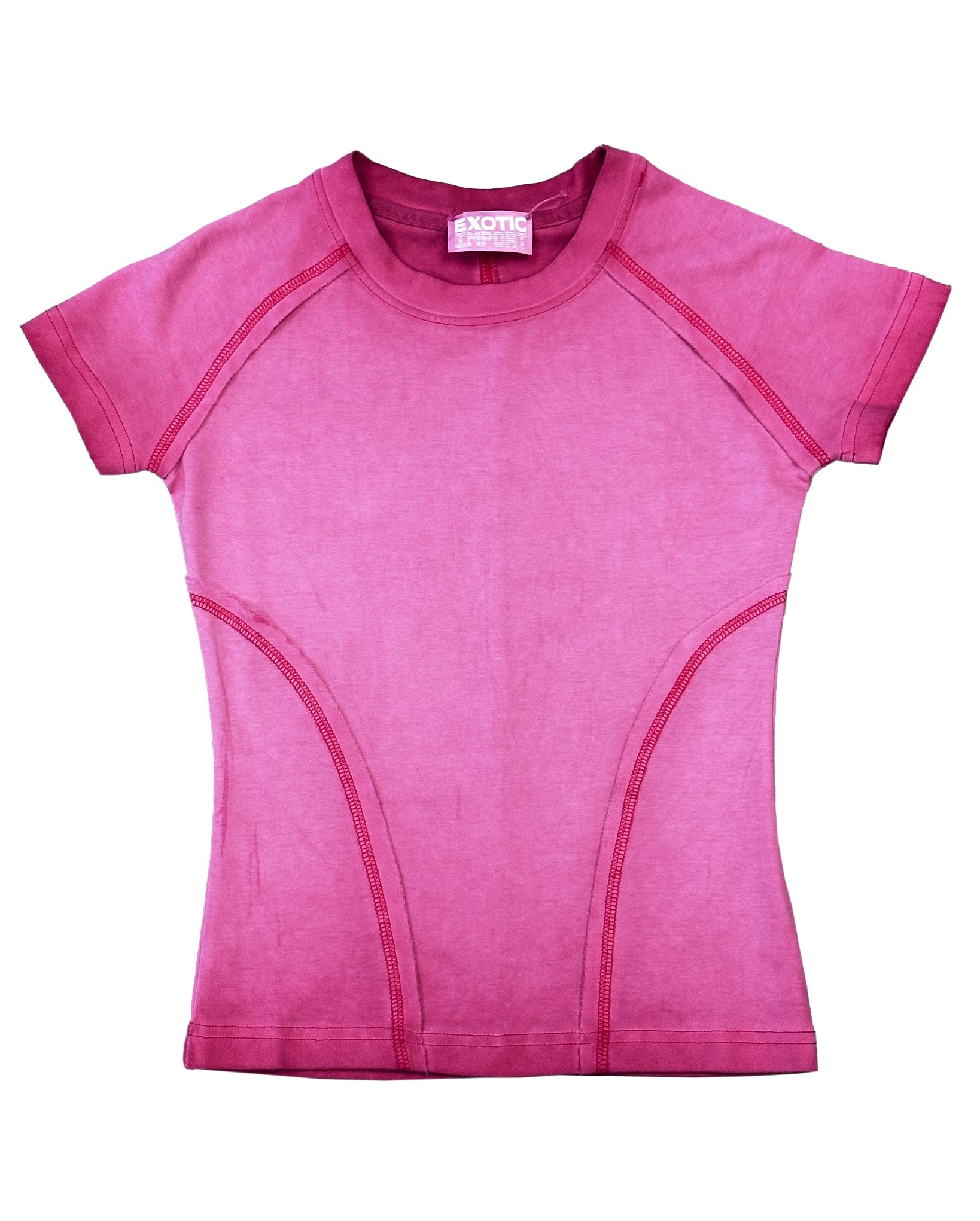 Wash Crop Top (Pink)