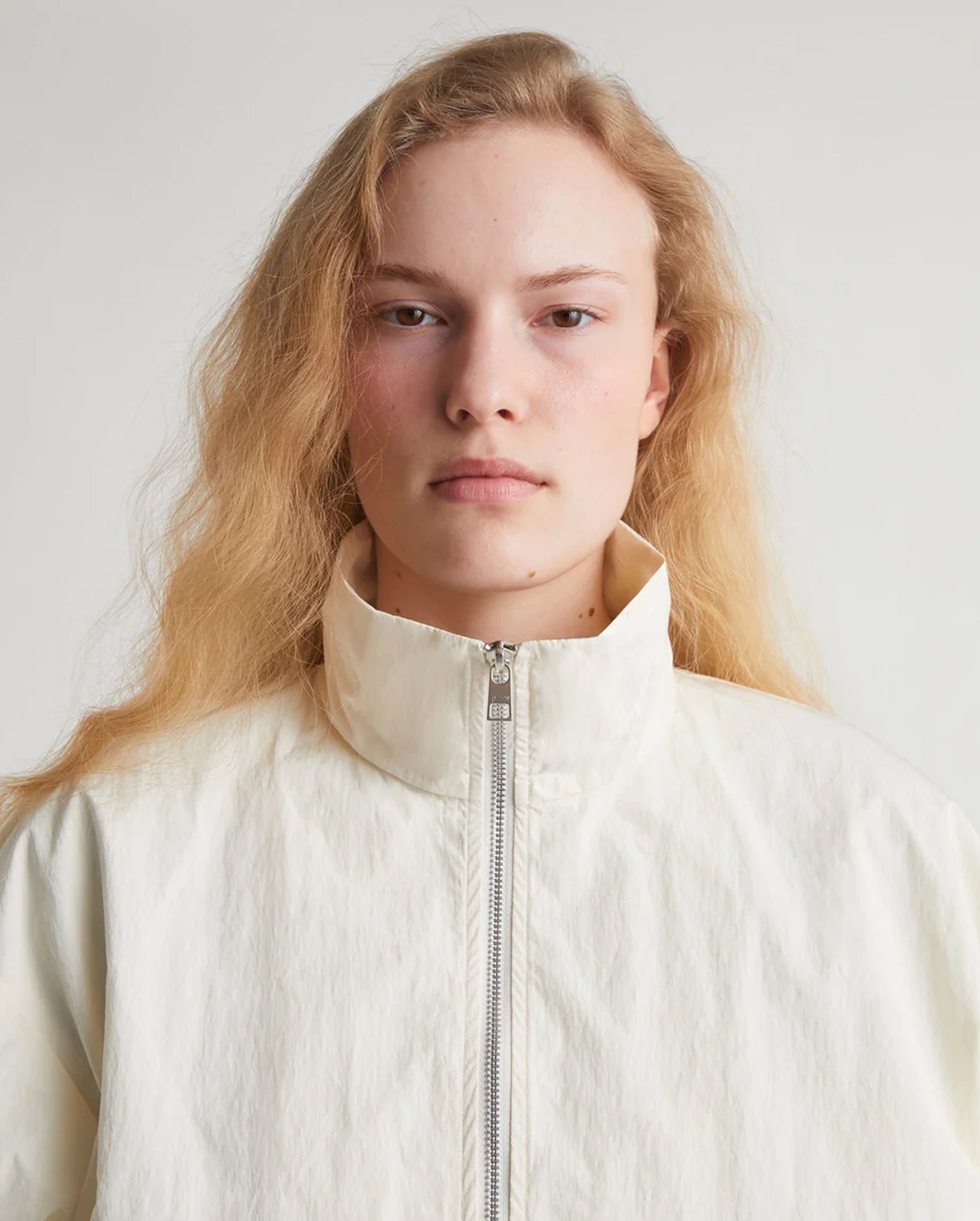 Bastian Bomber-Style Jacket (White)