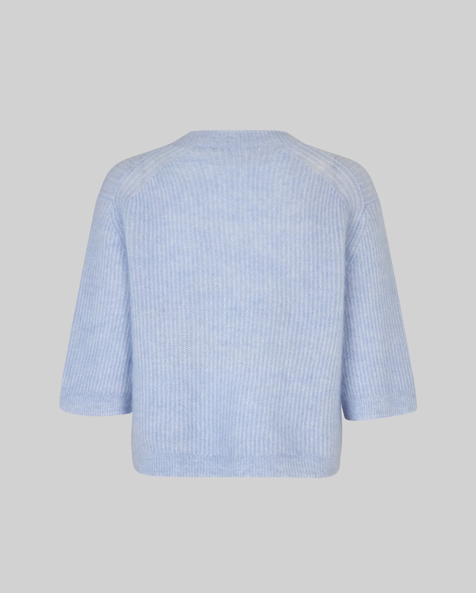 Andrea Rib Knit Cardigan (Brunnera Blue)