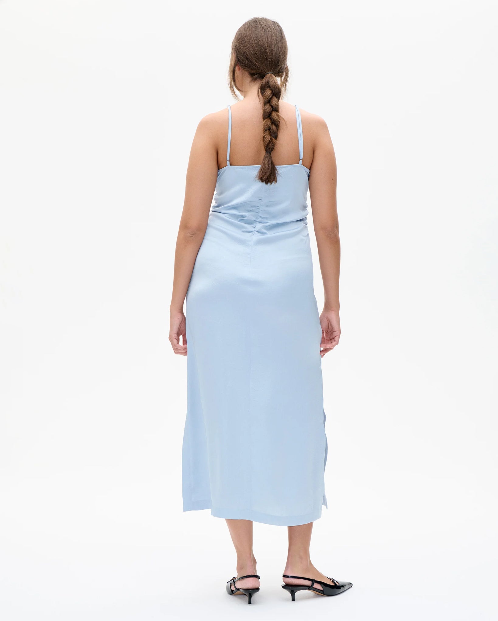 Atalia Dress (Subdued Blue)