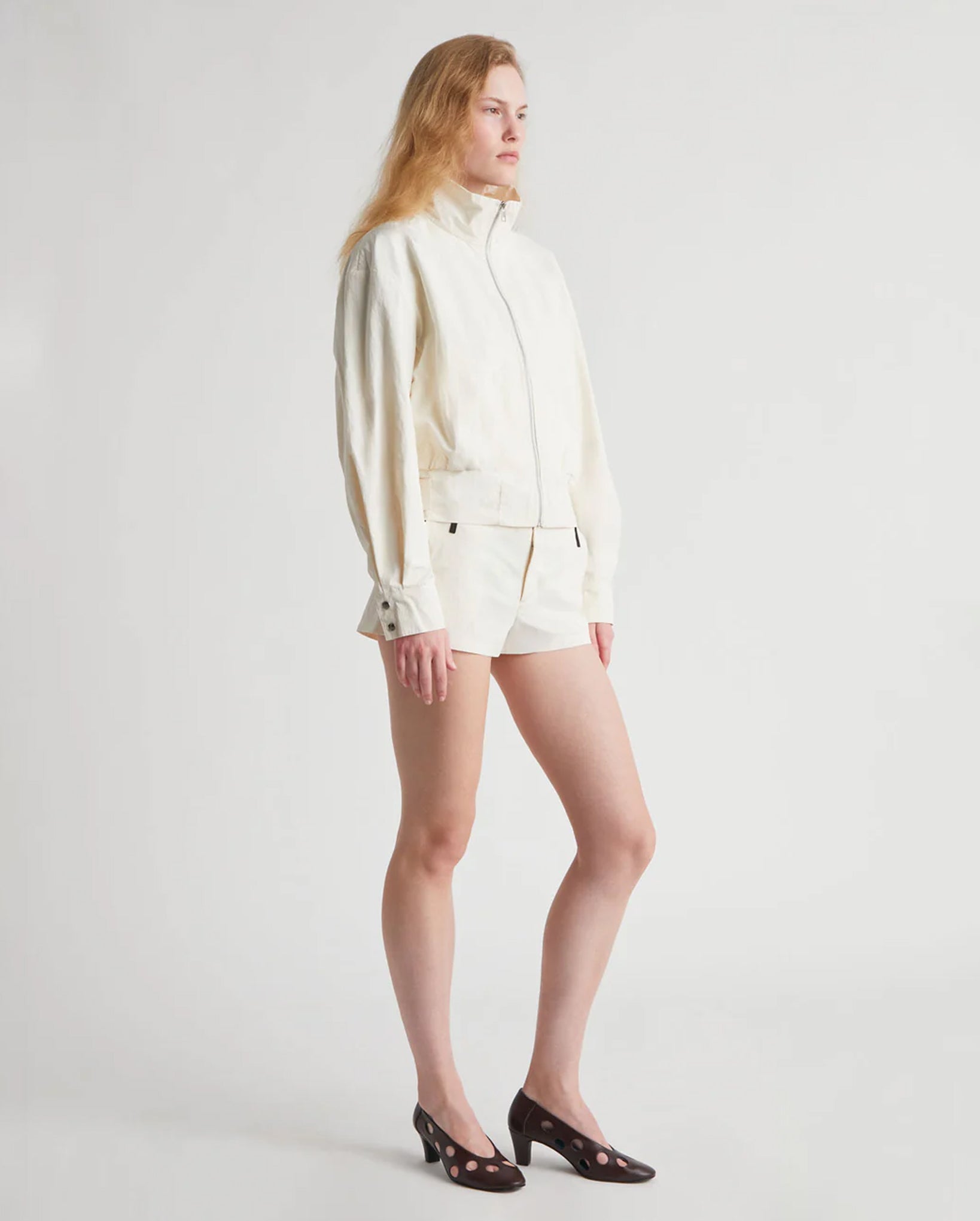 Bastian Bomber-Style Jacket (White)
