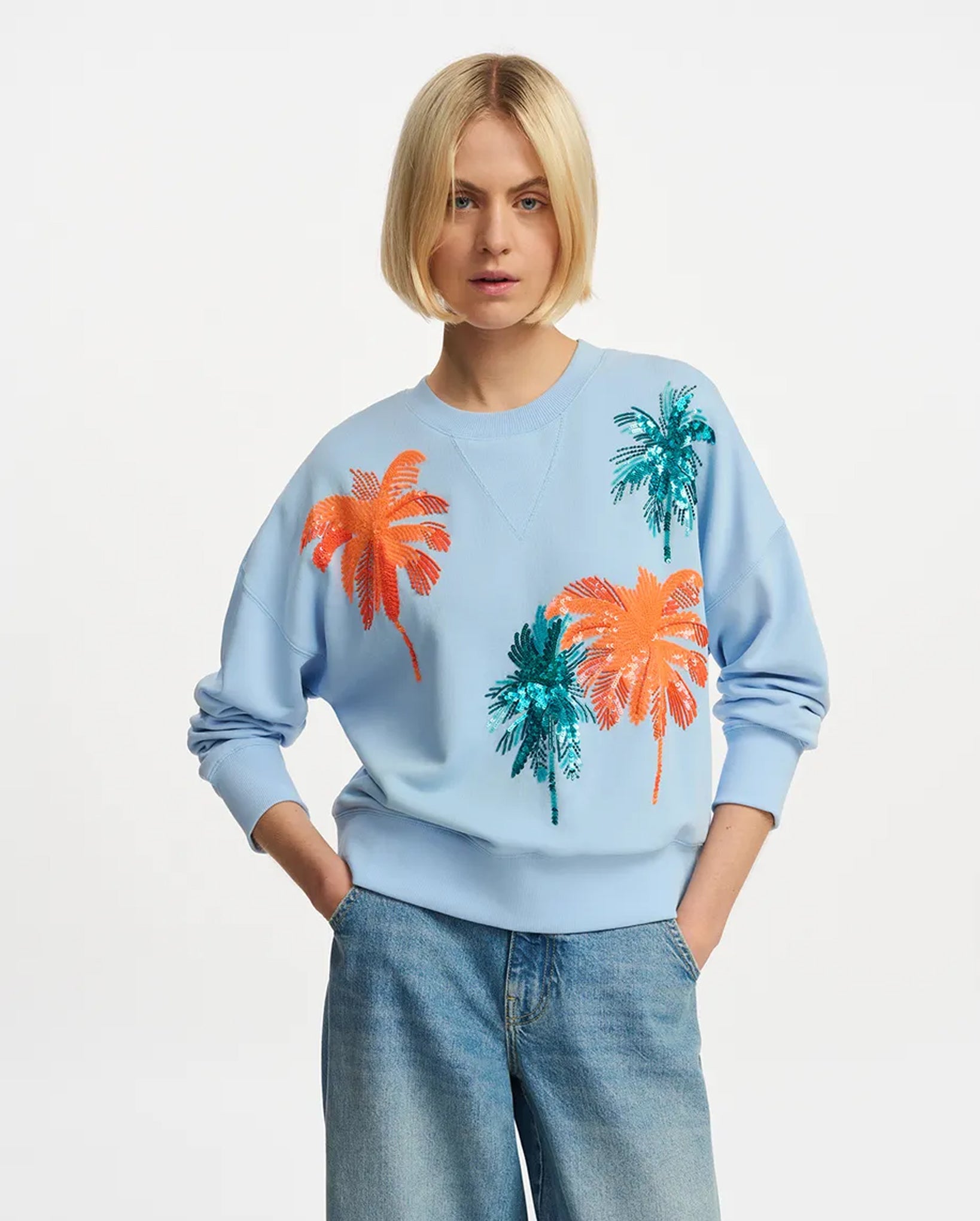 Fuze Palms Mirror Sweatshirt