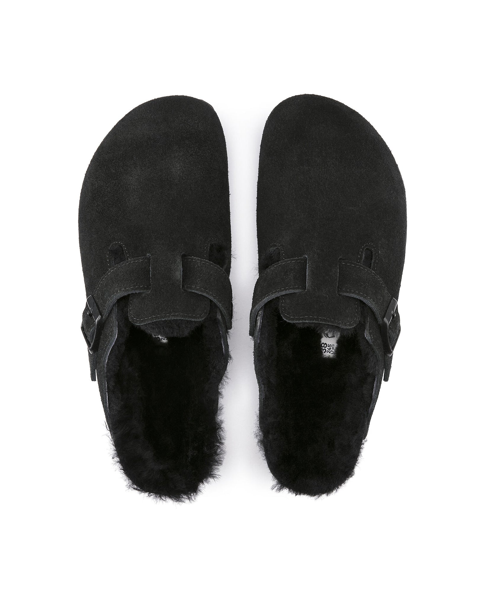 Boston Shearling Suede Leather (Black)