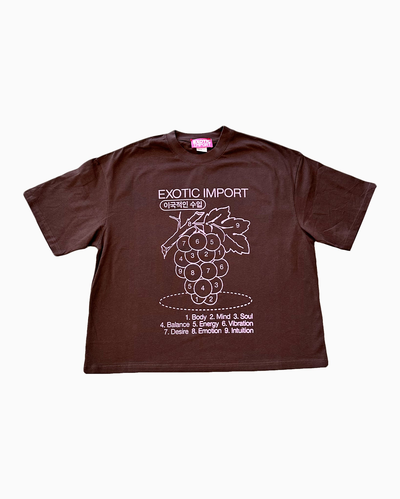 PRE-ORDER Exotic Grapes T-Shirt (Brown)