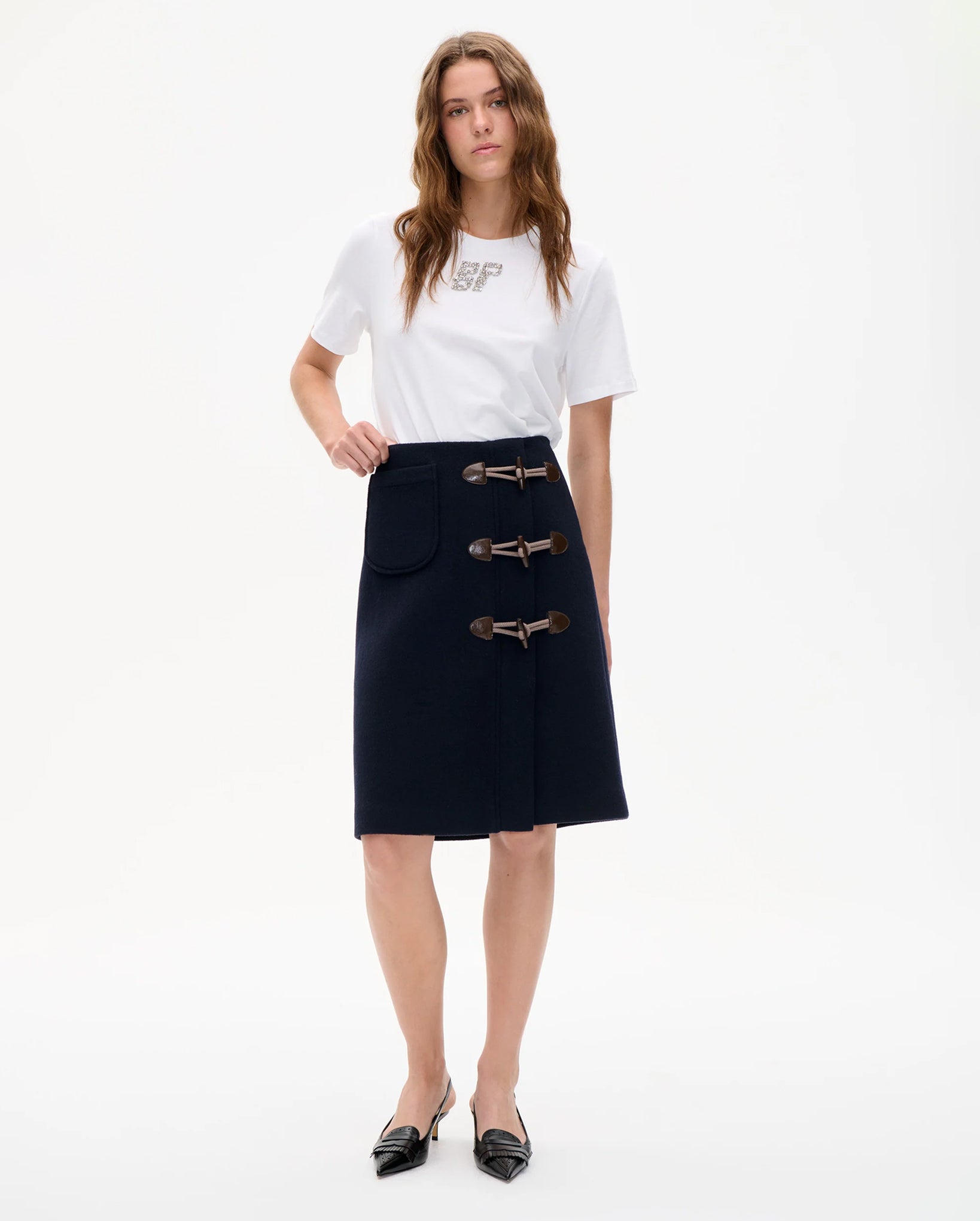 Sheila Skirt (Deep Well Blue)