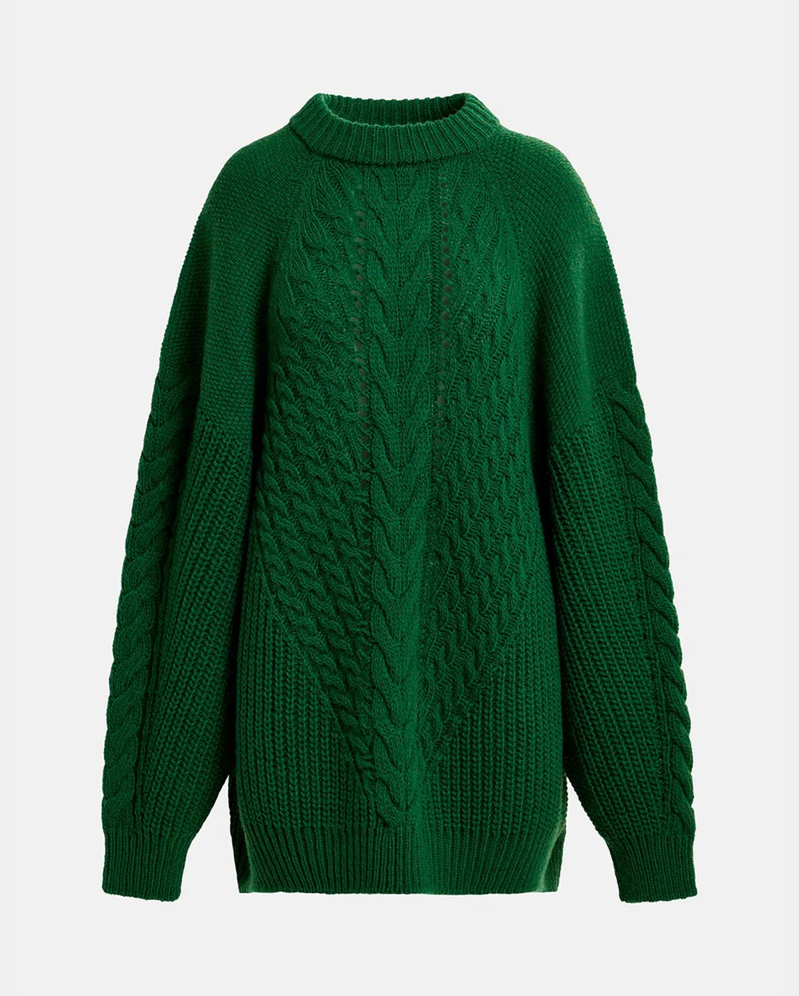 Oversized Cable-Knitted Sweater