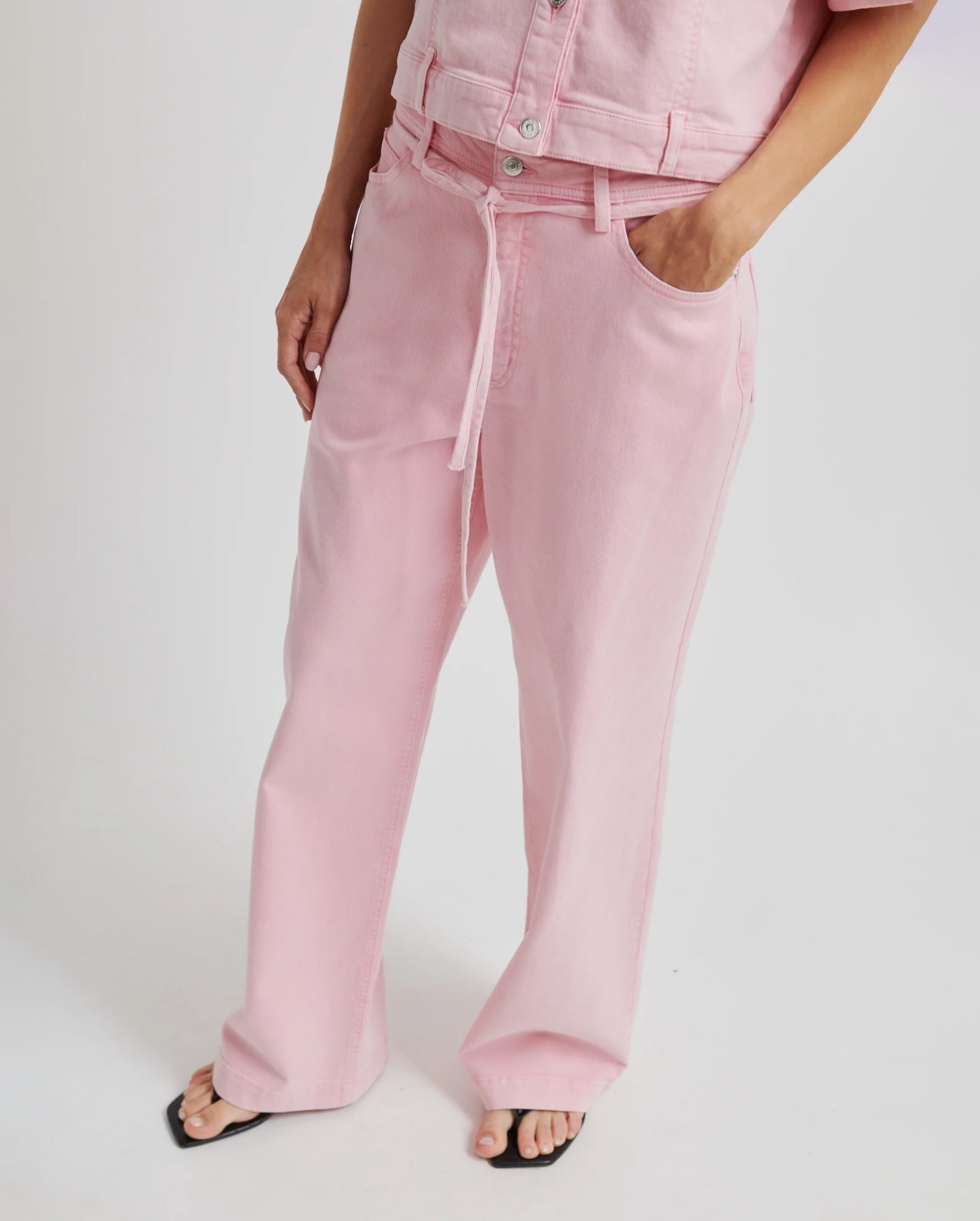 Isella Denim Jeans (Pale Lilac)
