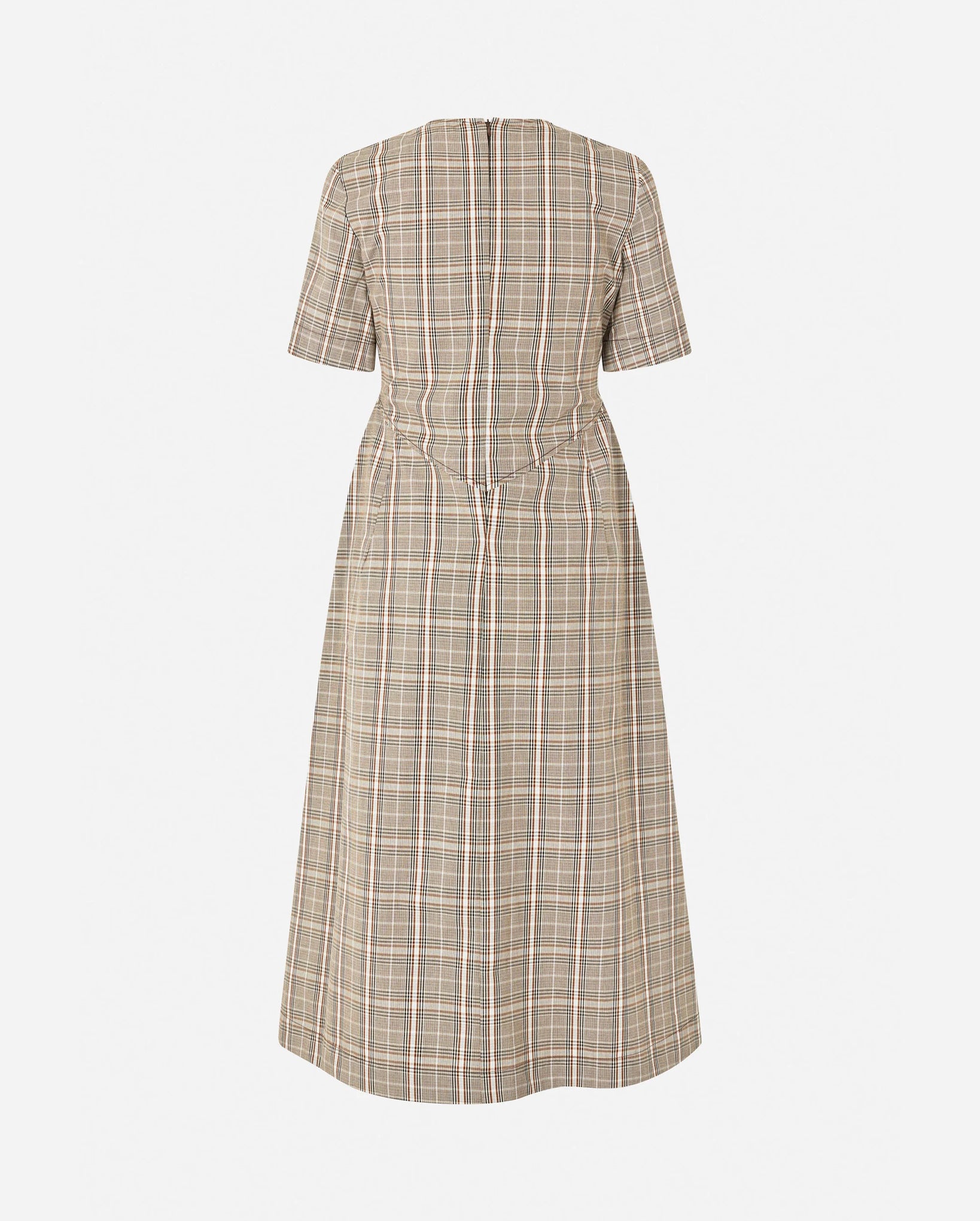 Avia Dress (Brown Mini Check)