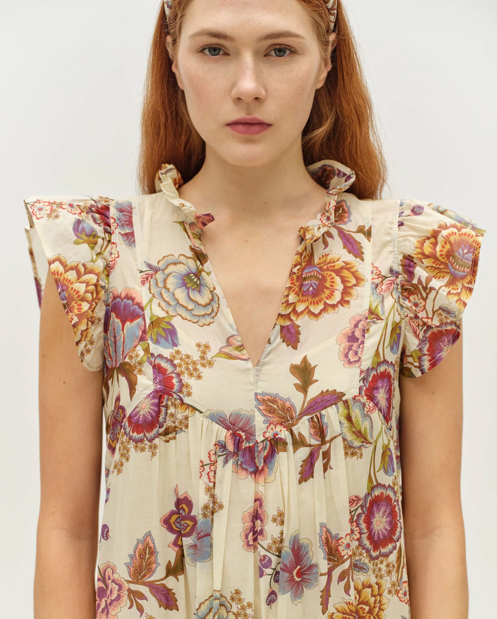 Character Long Dress (Flowers)