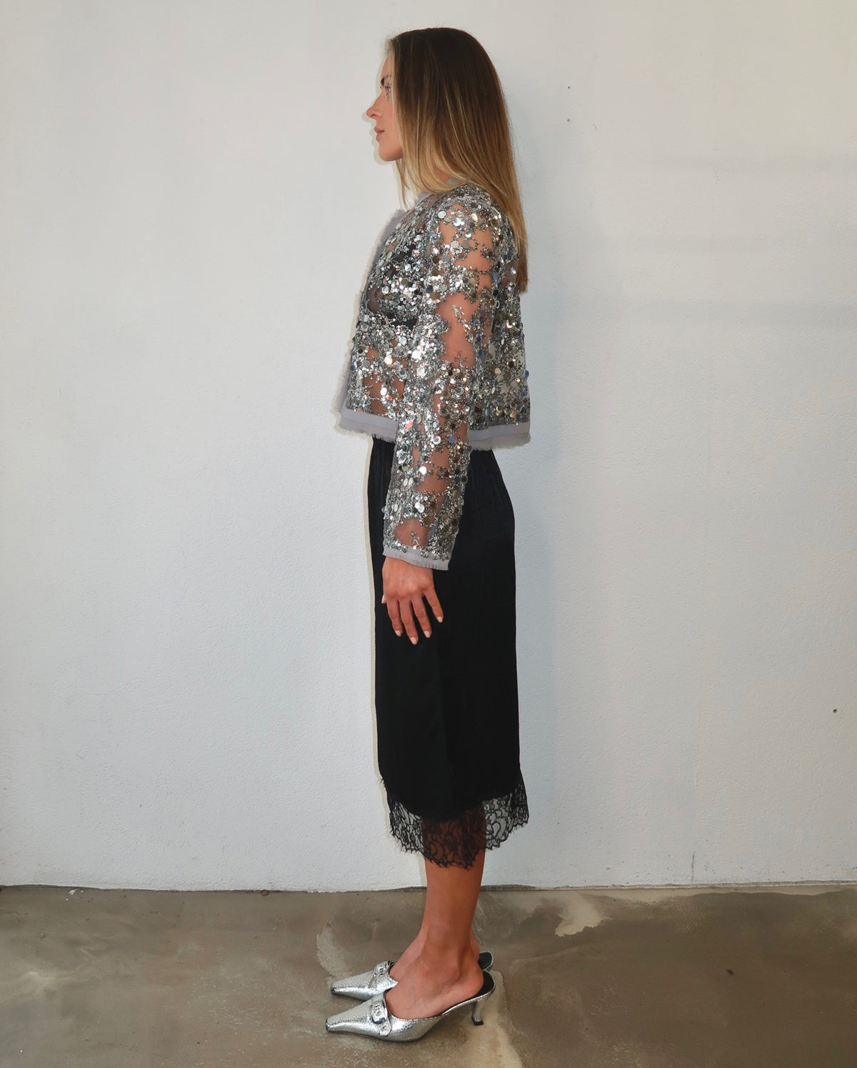 Alice Midi Skirt (Black)