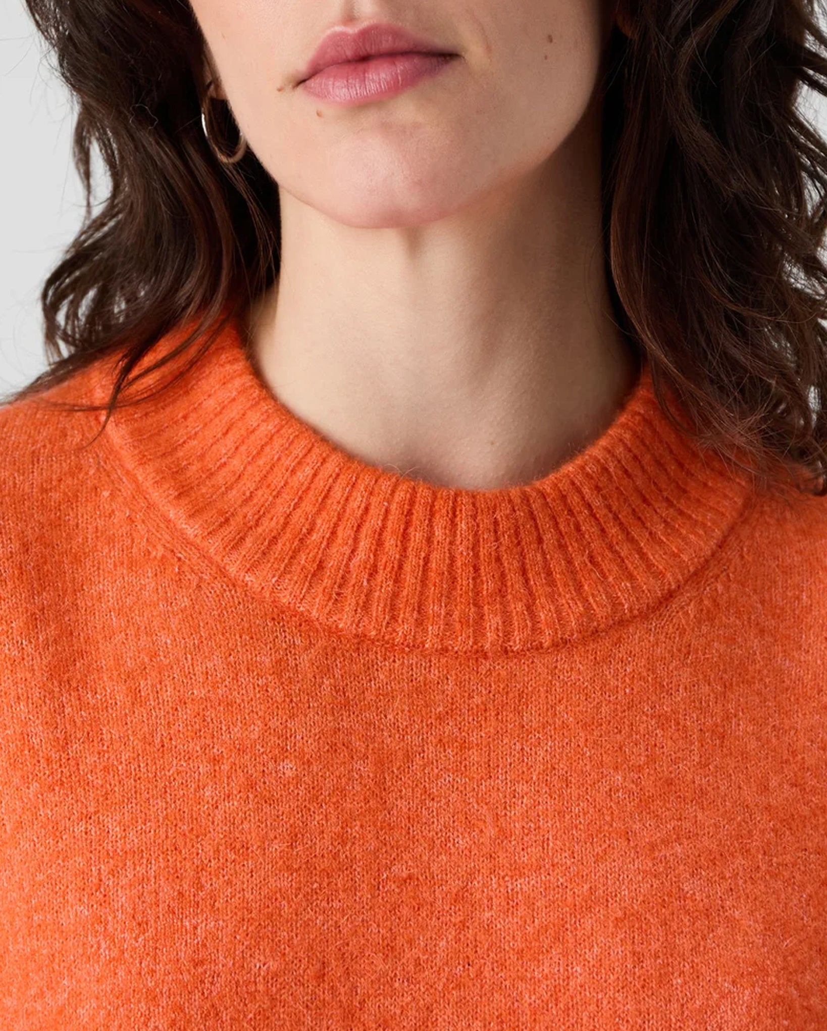 Josie Cozy Days Rd Pullover (Persimmon Orange)