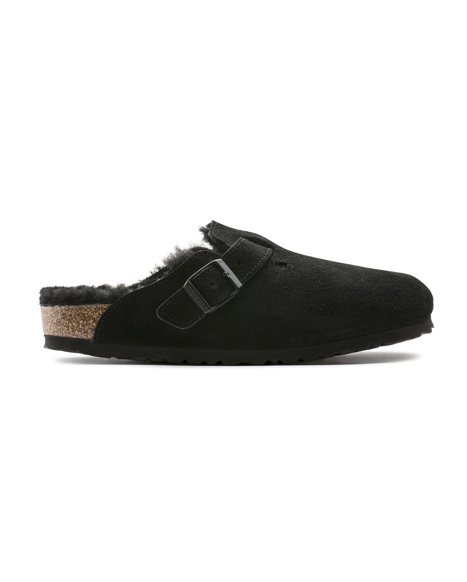 Boston Shearling Suede Leather (Black)