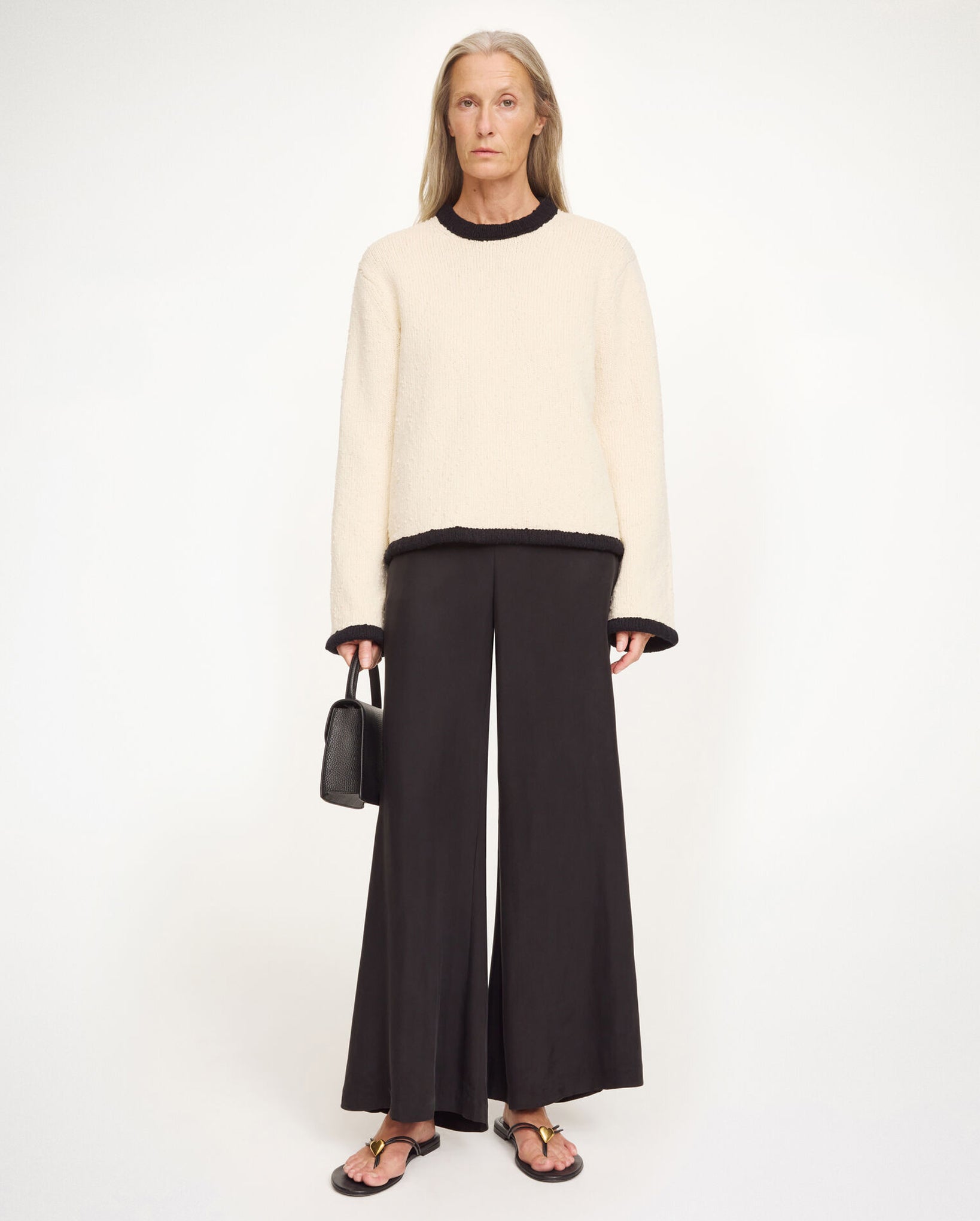 Siena Sweater (Black/White)