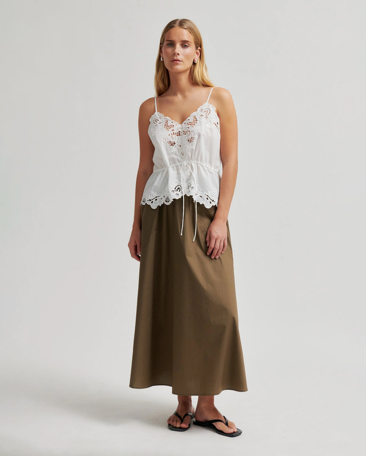 Alisa Drawstring Skirt (Canteen)