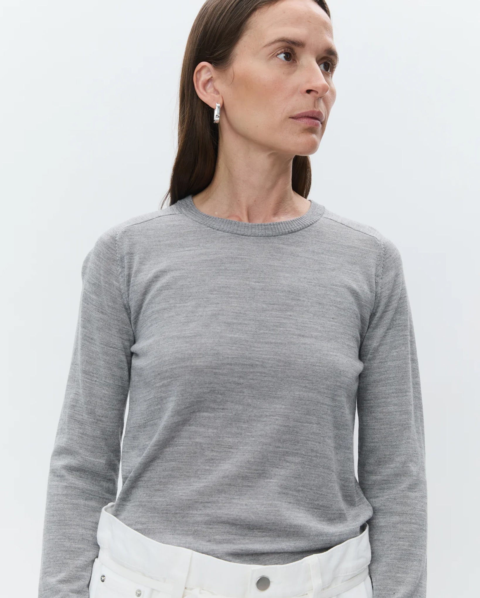 Annabelle Daily Elements Pullover (Medium Grey Melange)