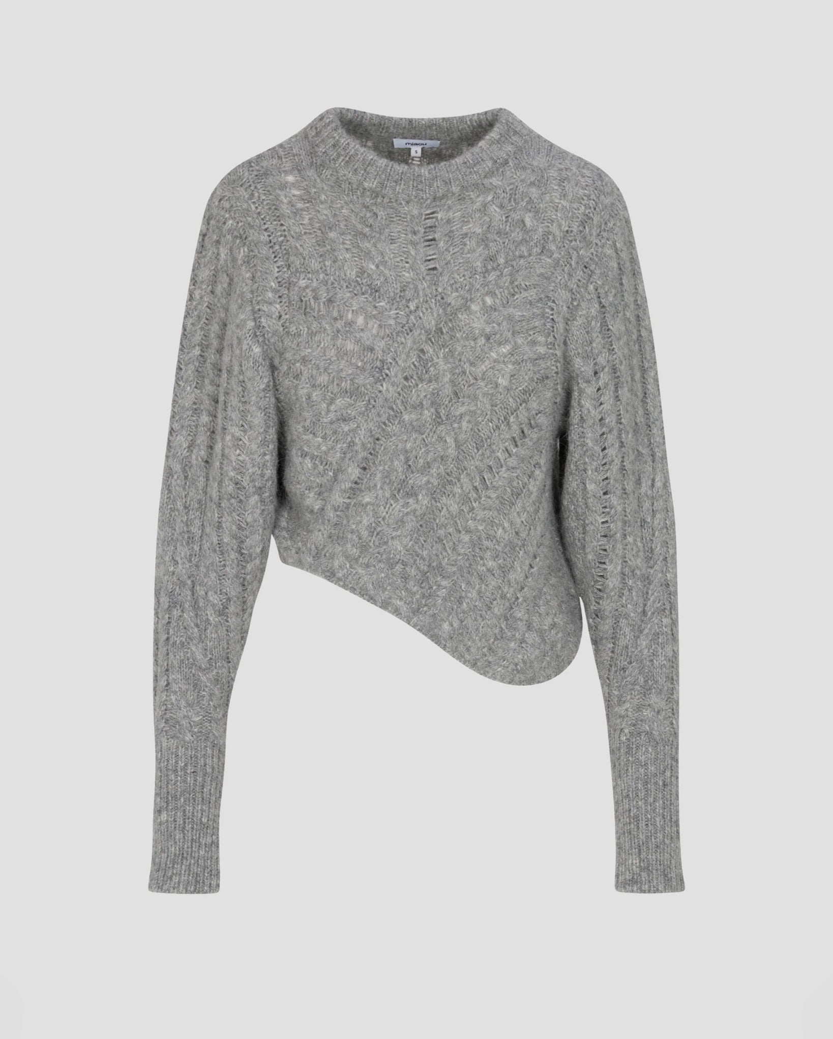 Clarke Cable Knit Sweater (Grey)
