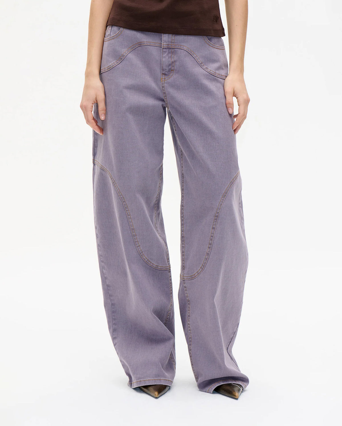 Napolen Jeans (Dusty Grey Lilac)