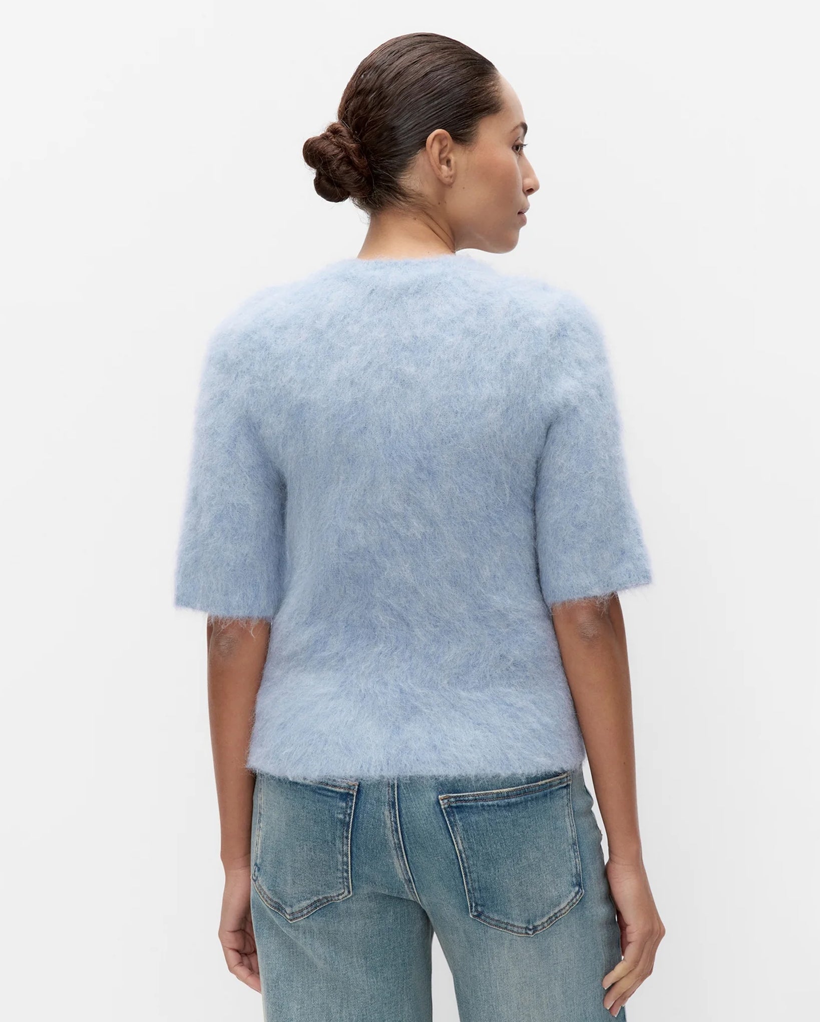 Karla Short Sleeve Round Neck (Frozen Fjord)