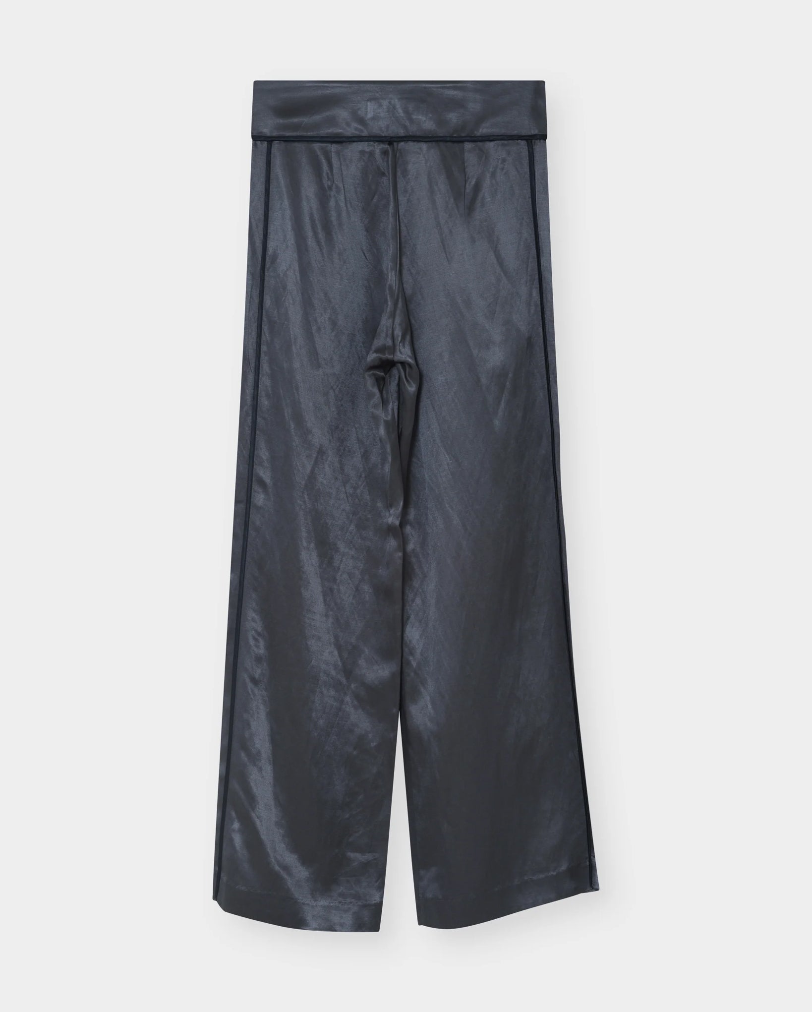 Elms High Shine Blend Pants (Ebony)