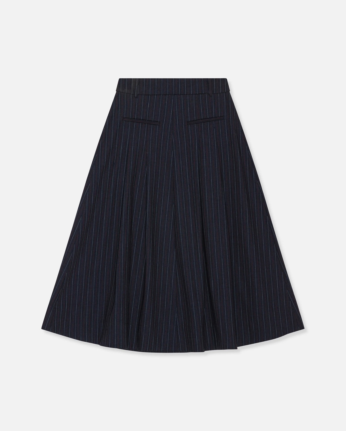 Sabrina Skirt (Navy Subtle Stripe)