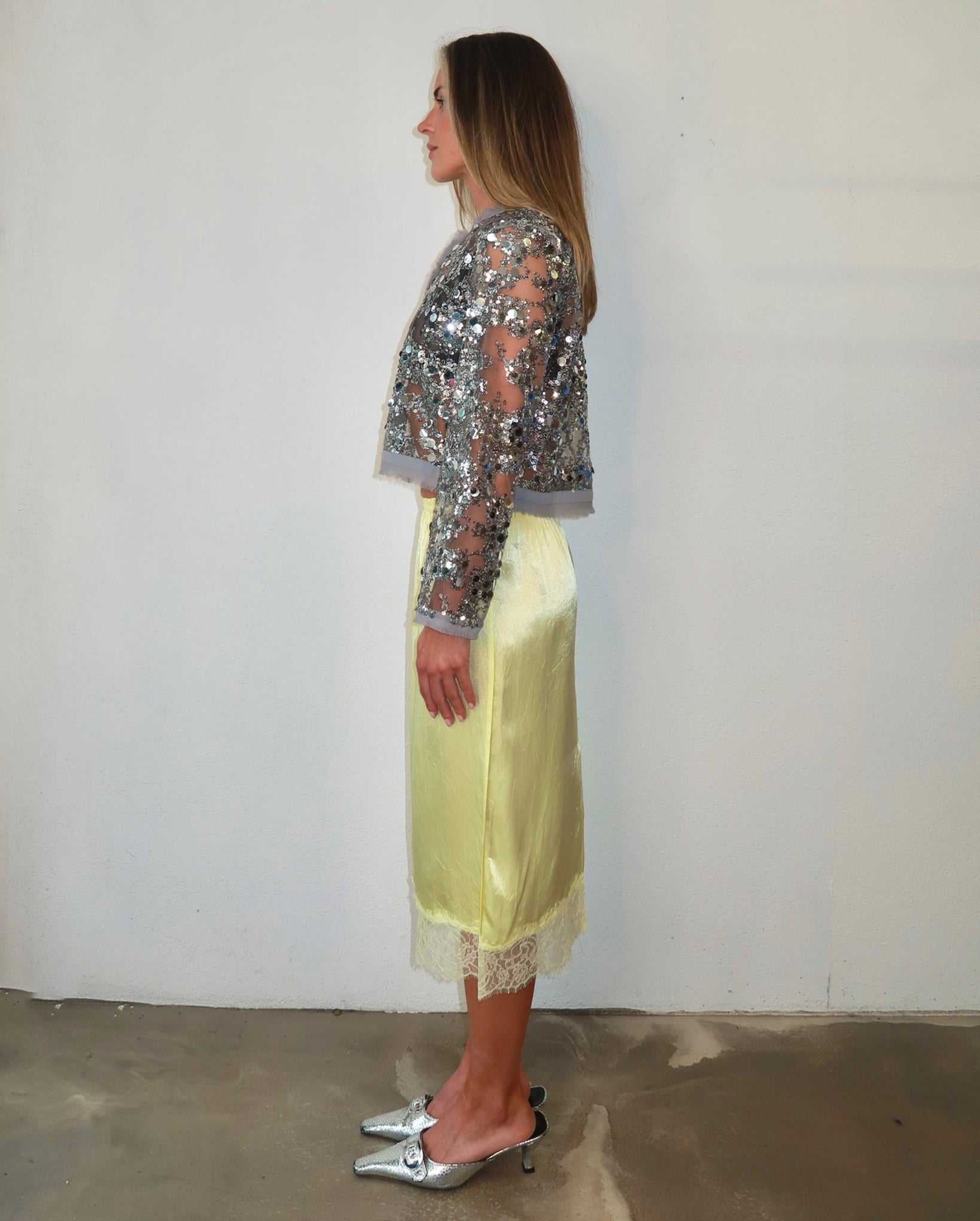Alice Midi Skirt (Yellow)