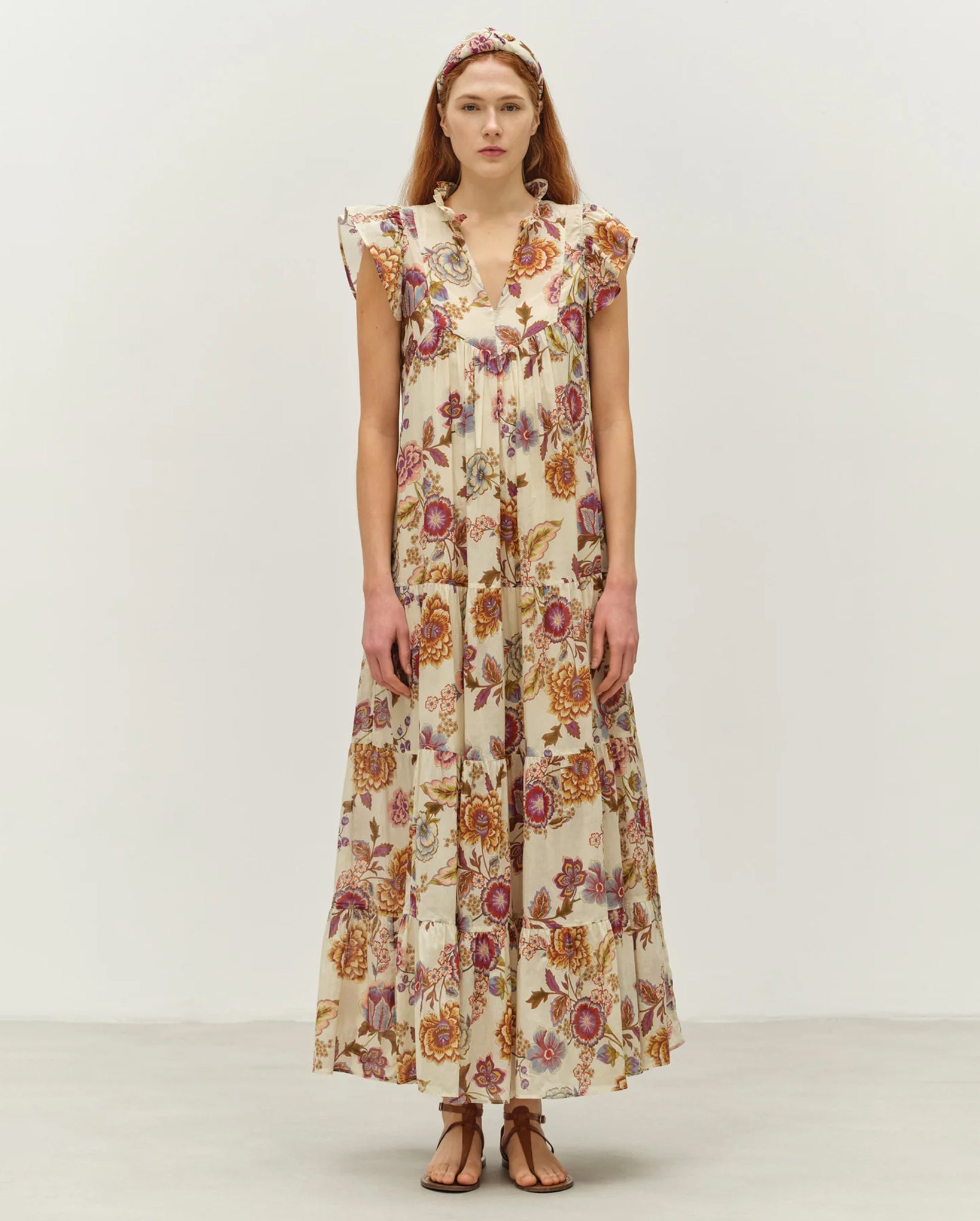 Character Long Dress (Flowers)