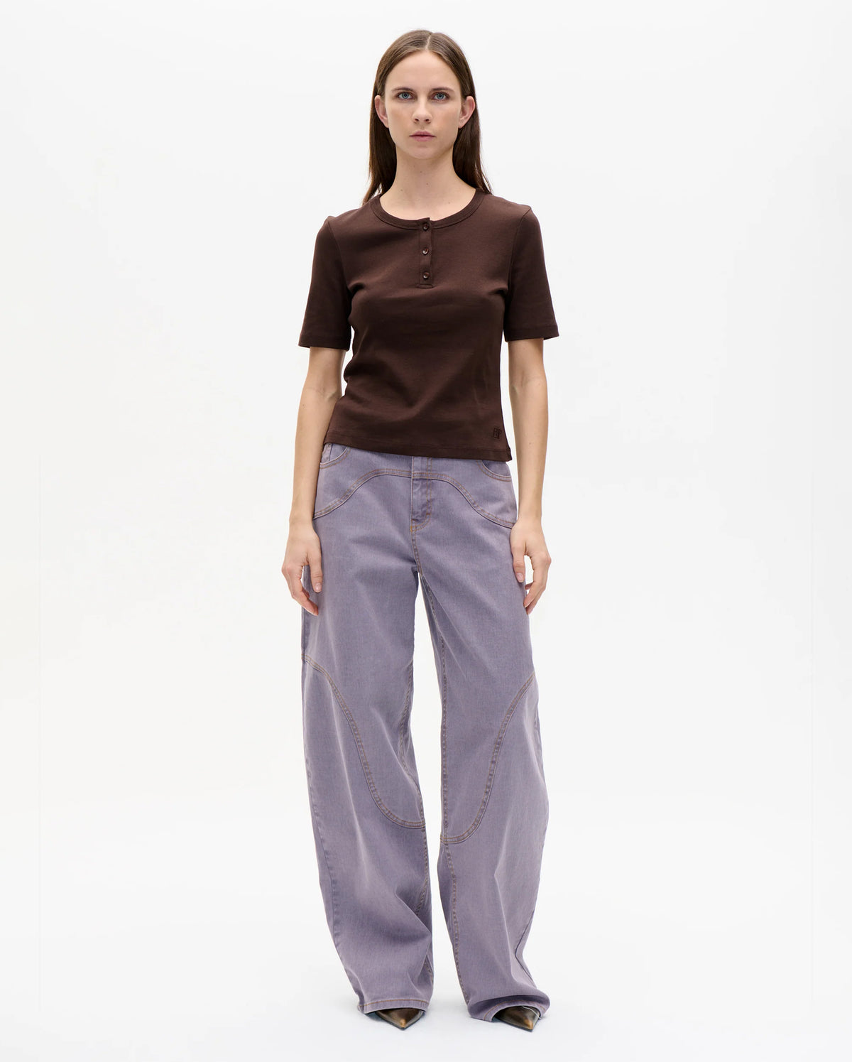 Napolen Jeans (Dusty Grey Lilac)