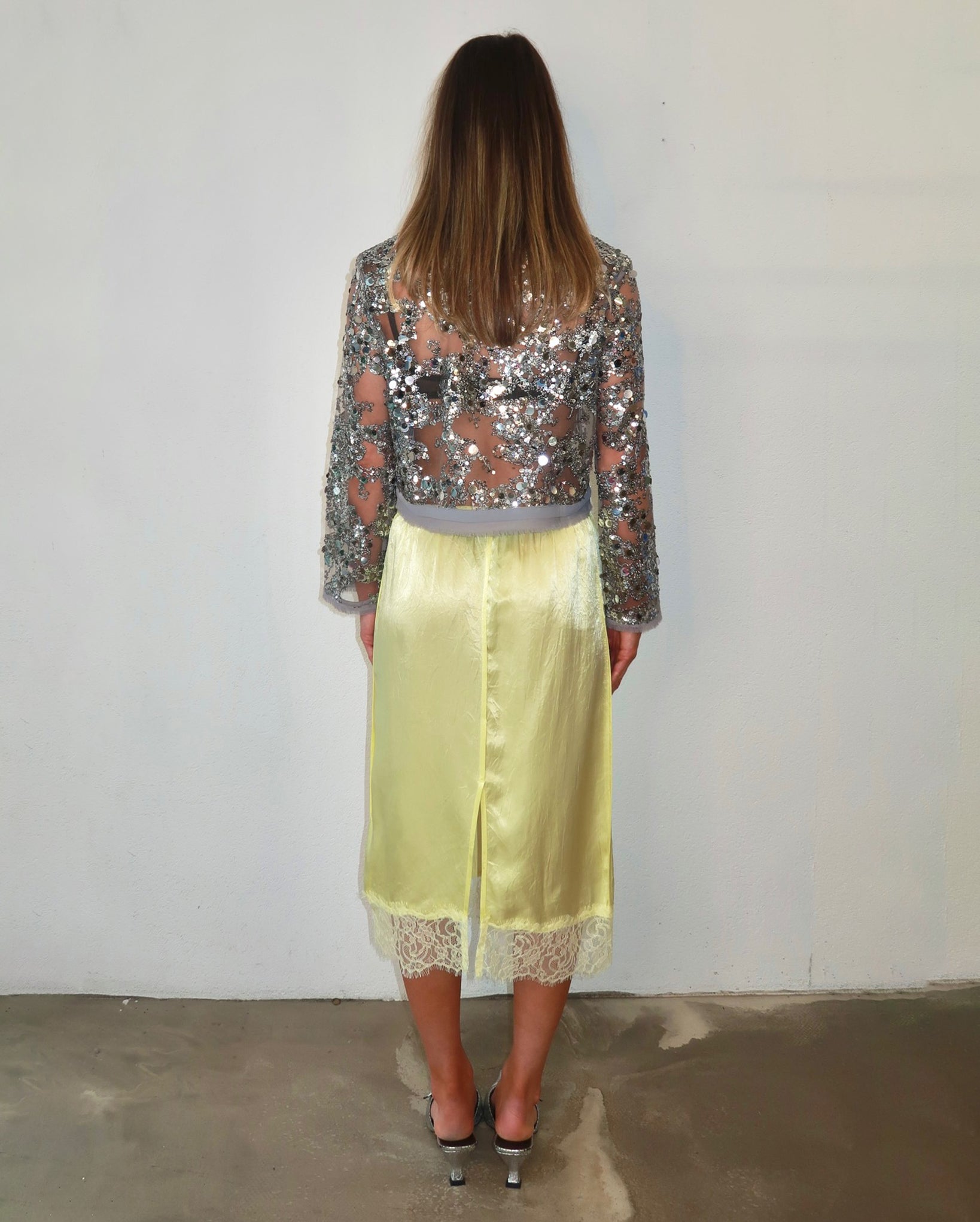 Alice Midi Skirt (Yellow)