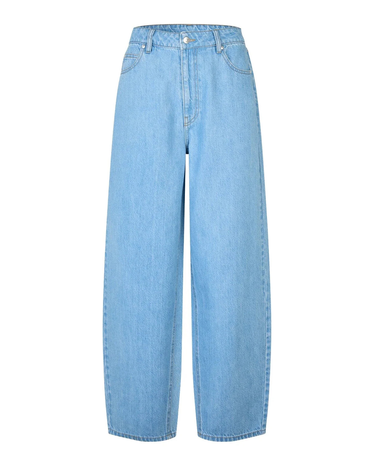 Derby Barrel Leg Jeans (Light Blue Denim)