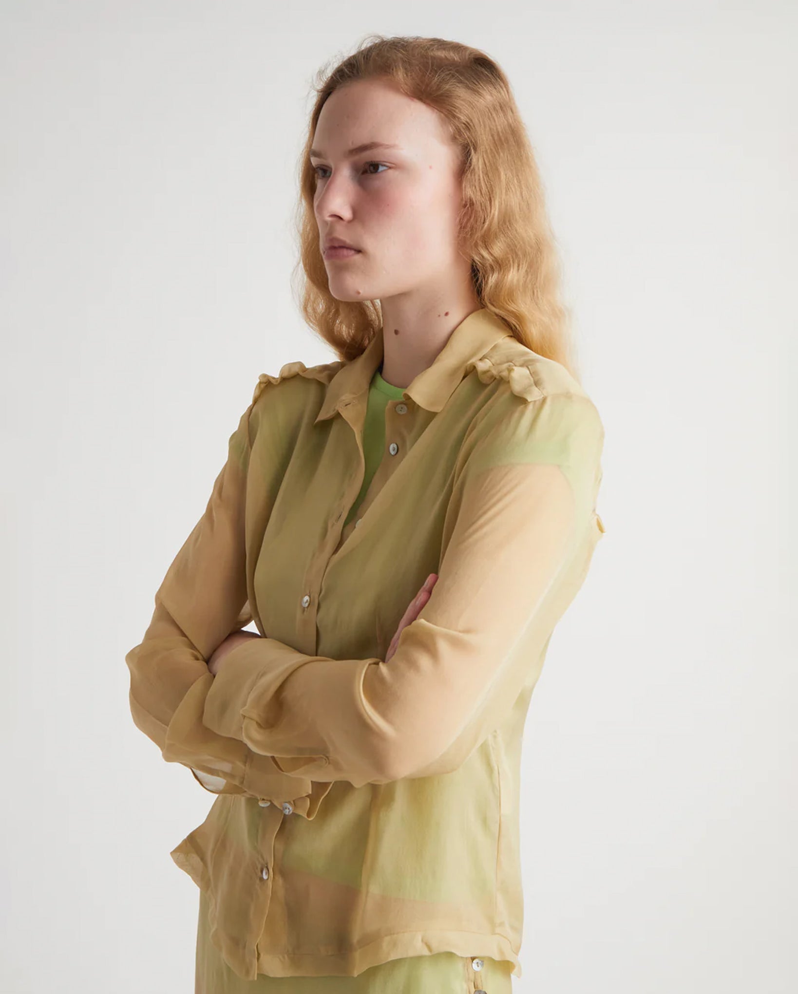 Eralda Silk Shirt (Ecru)