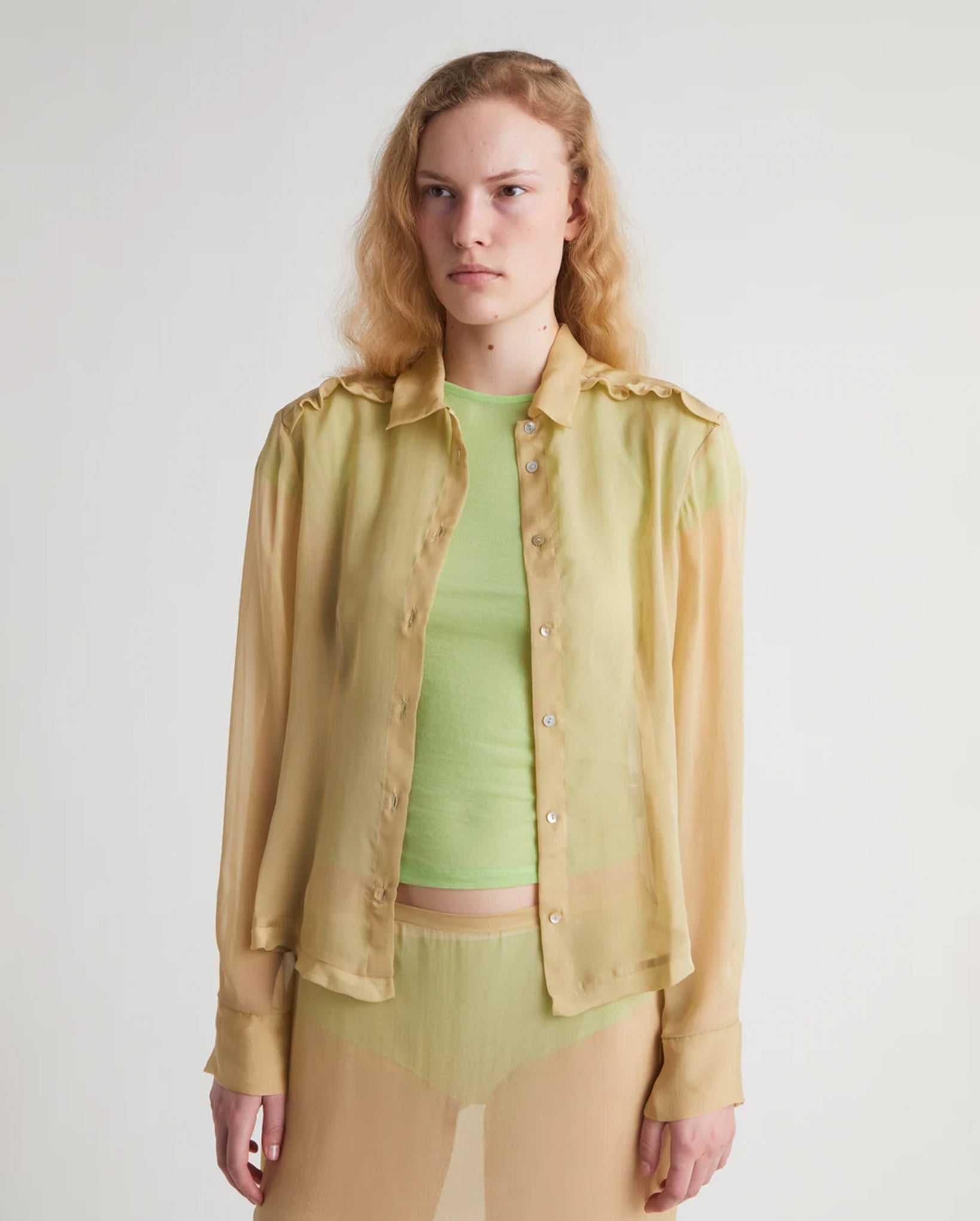 Eralda Silk Shirt (Ecru)