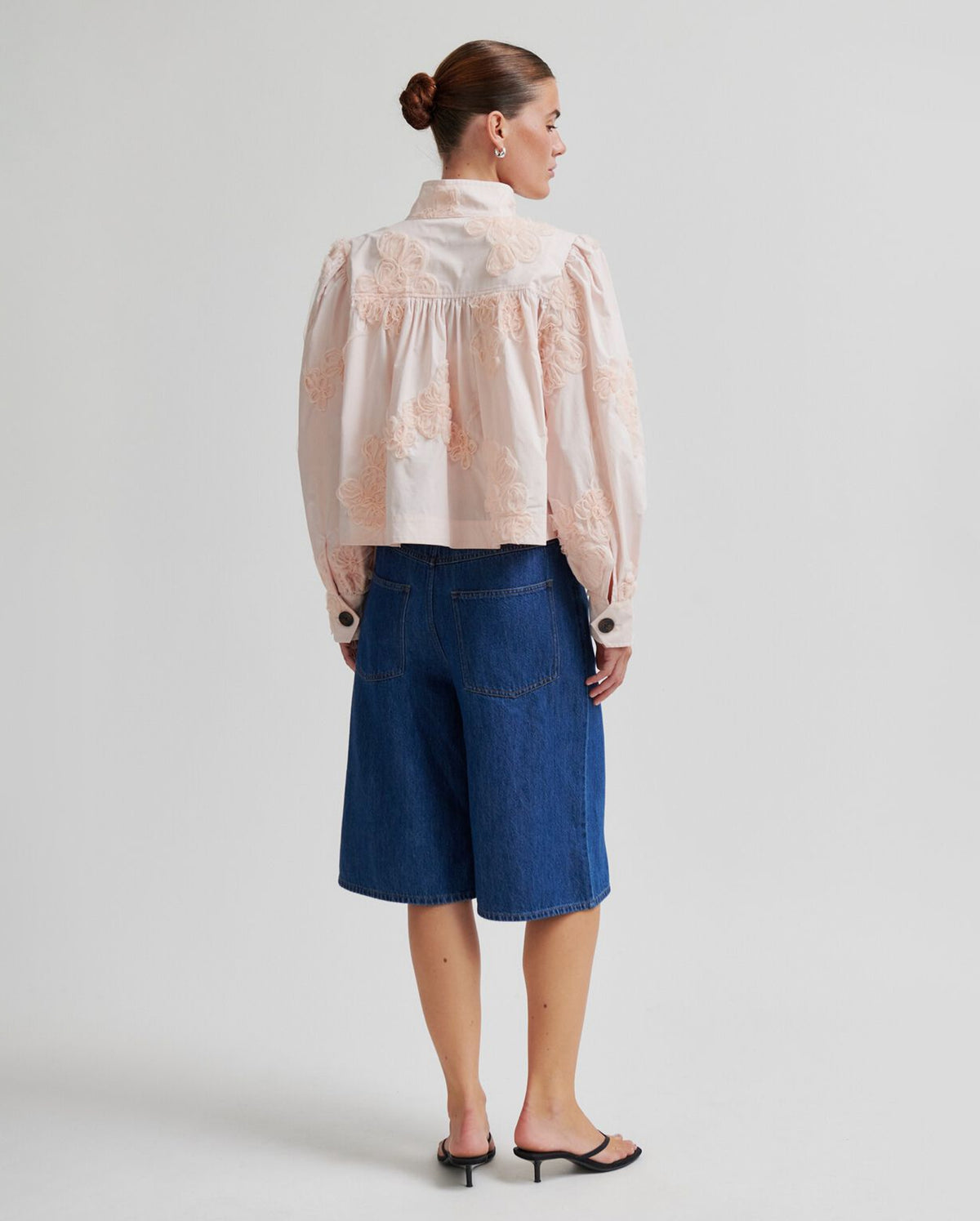 Ashley Funnel Neck Jacket (Crystal Pink)