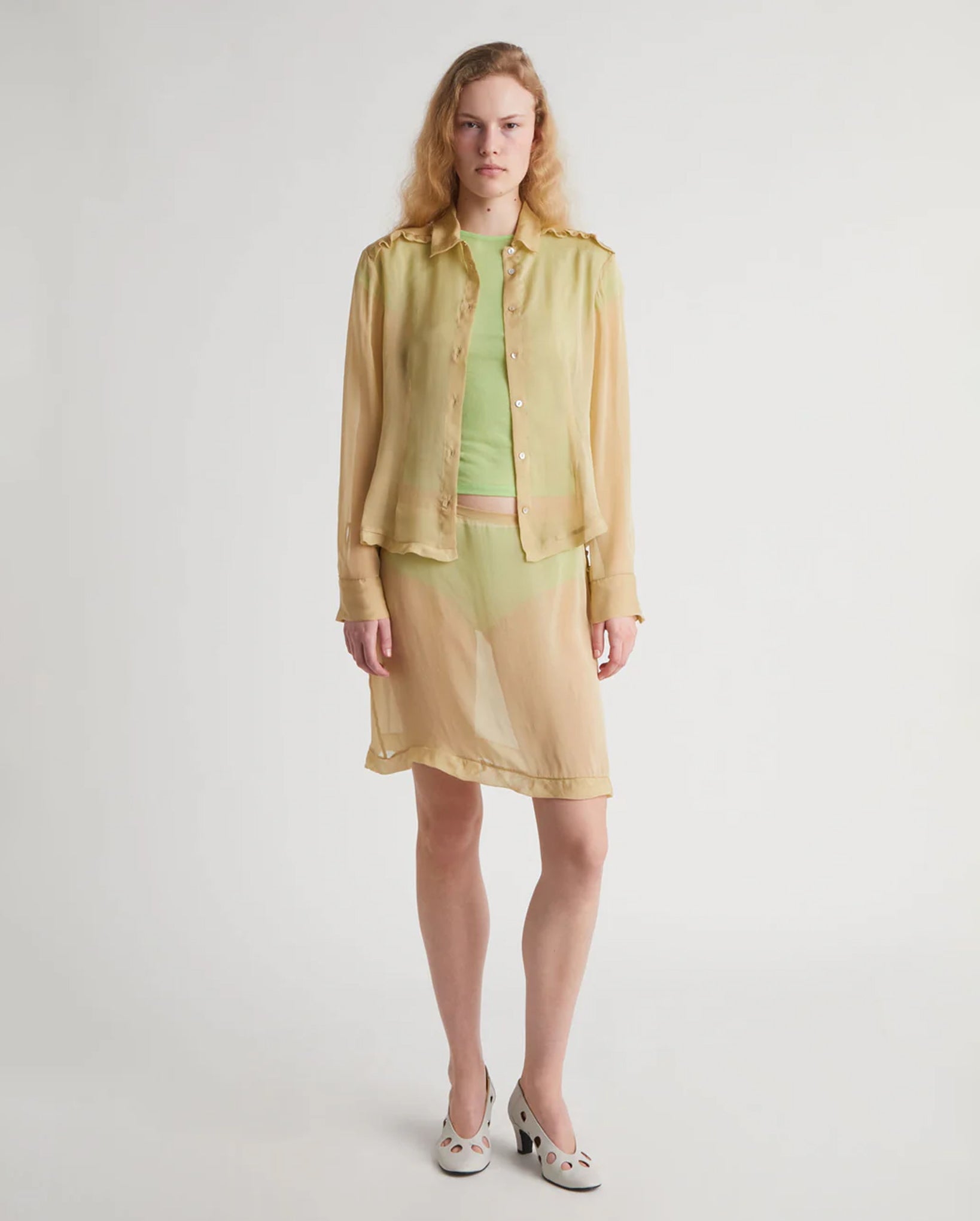 Eralda Silk Shirt (Ecru)