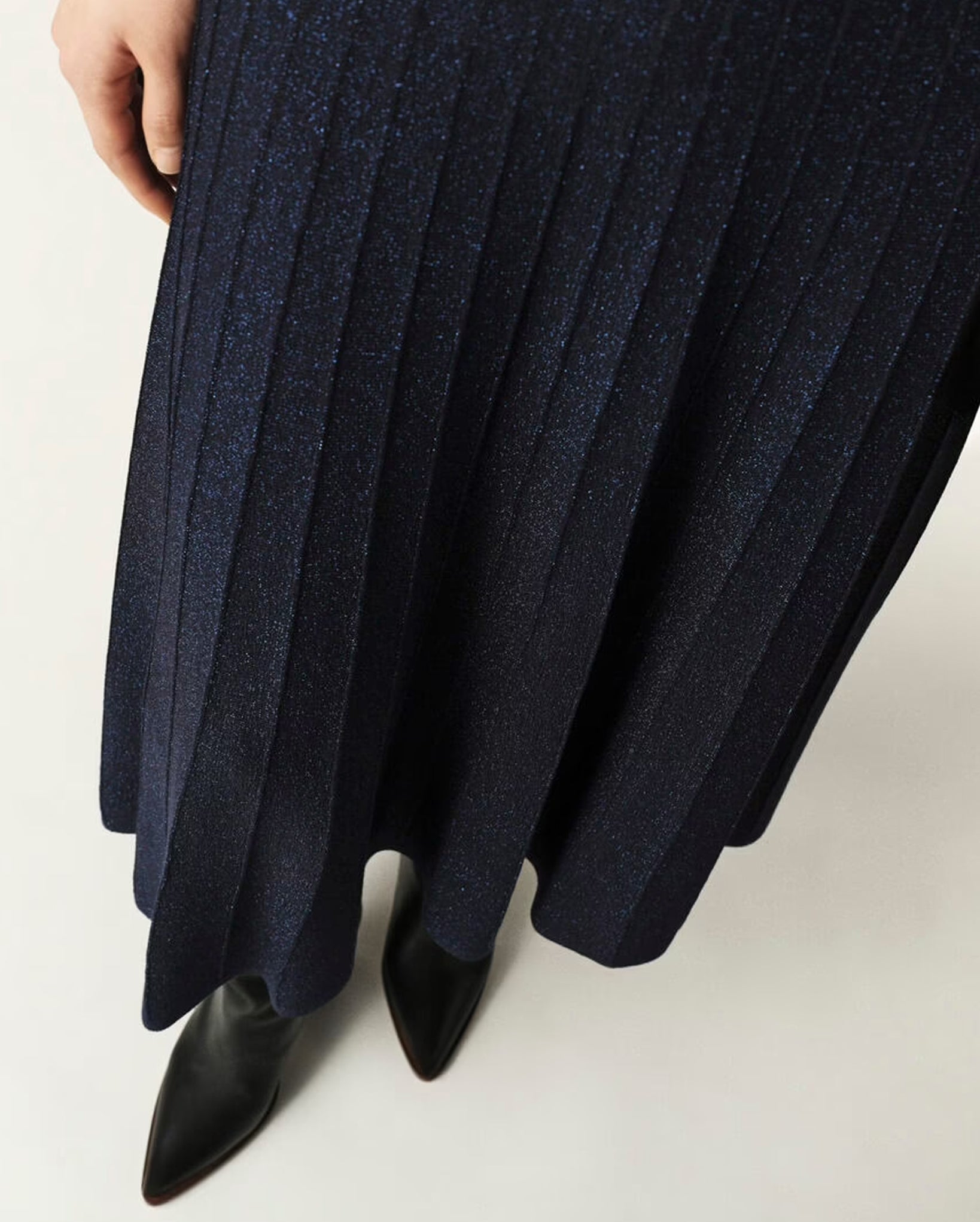 Brycey Pleated A-Line Skirt