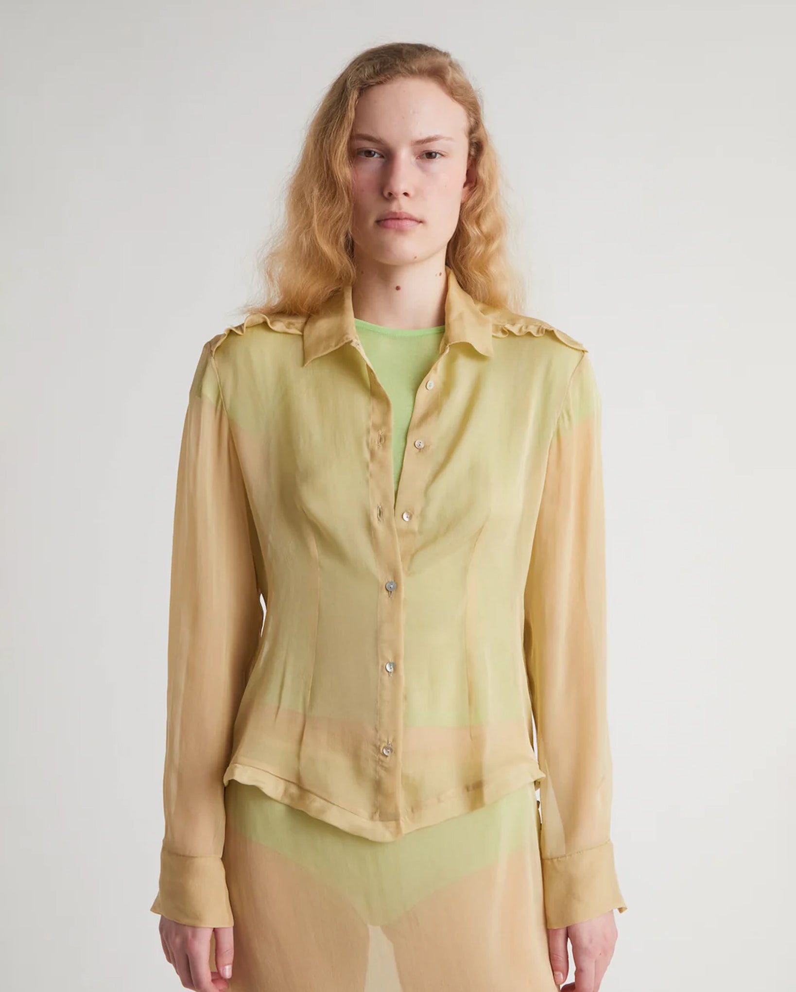 Eralda Silk Shirt (Ecru)
