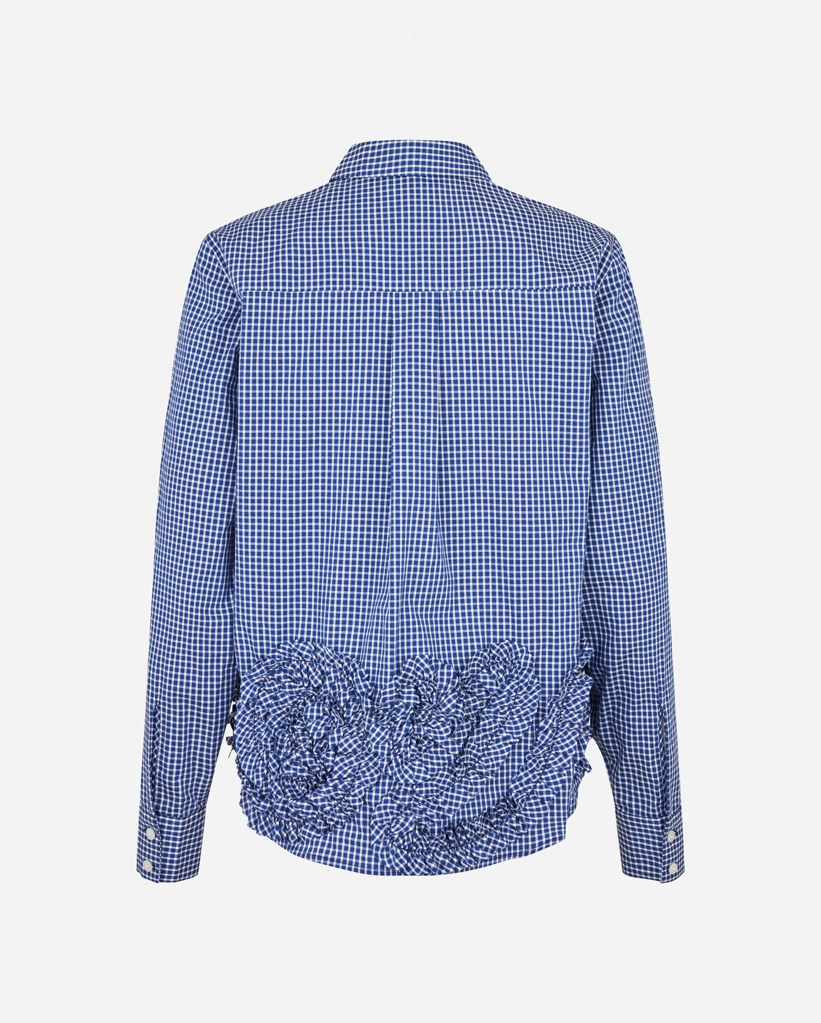 Mariel Shirt (Mini Blue Check)