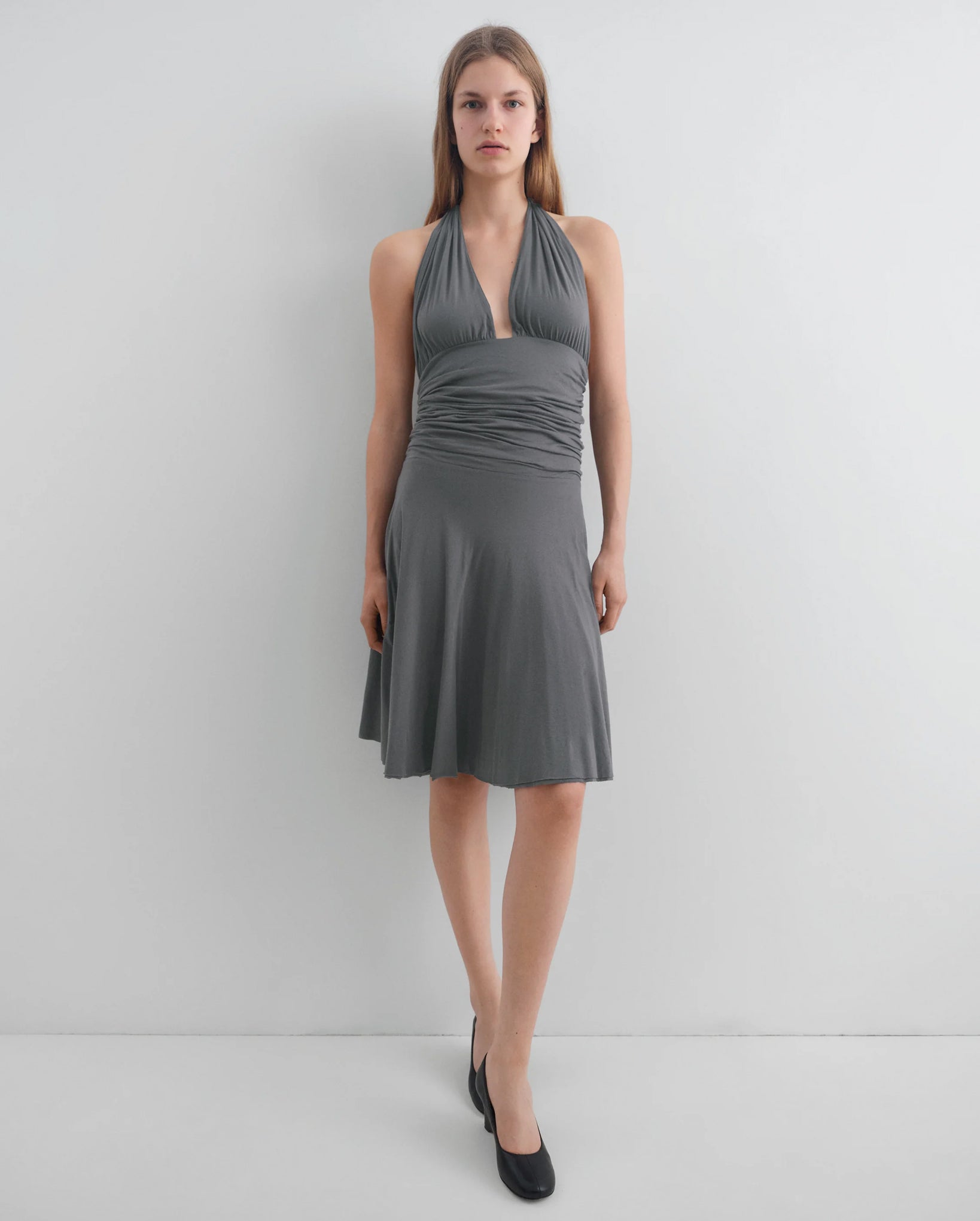 Beso Mini Dress (Washed Black)