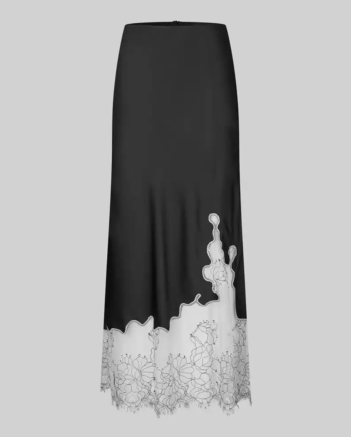 Wila Lace Midi Skirt (Black)