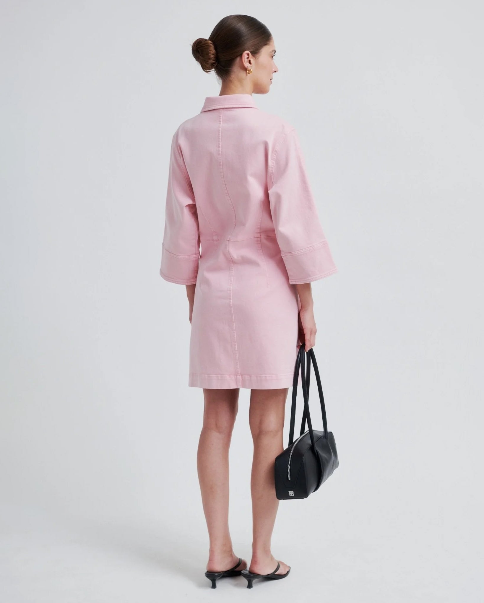 Isella Denim Dress (Pale Lilac)