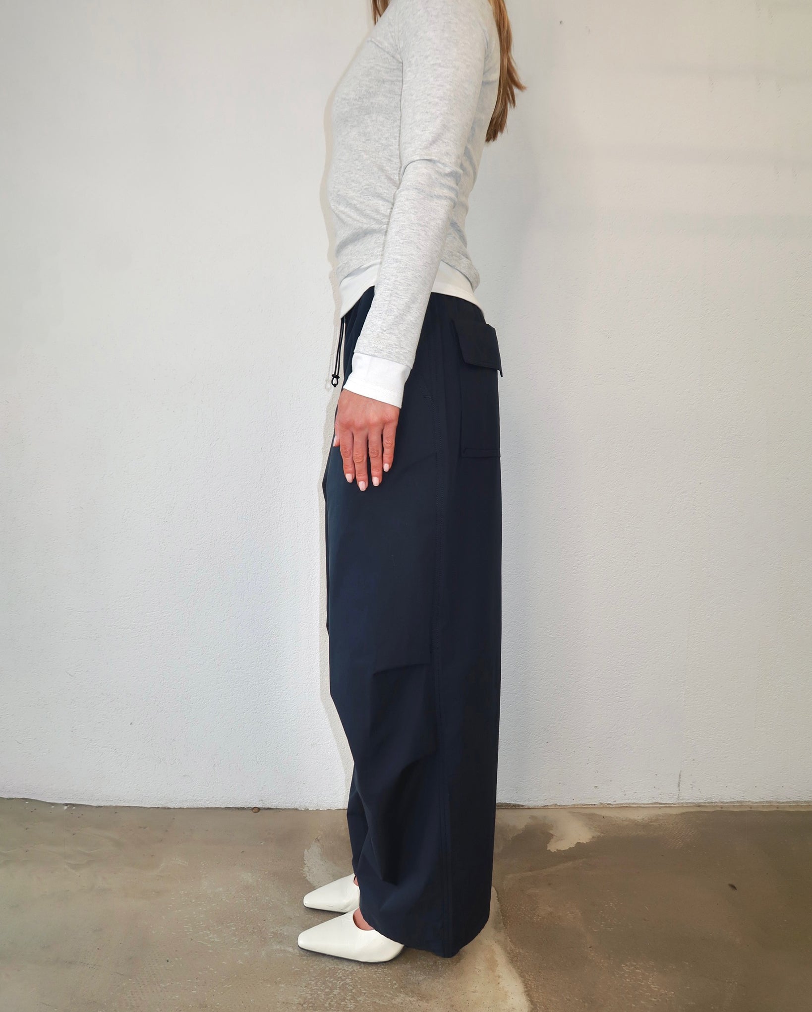 Anna Cargo Pants (Navy)