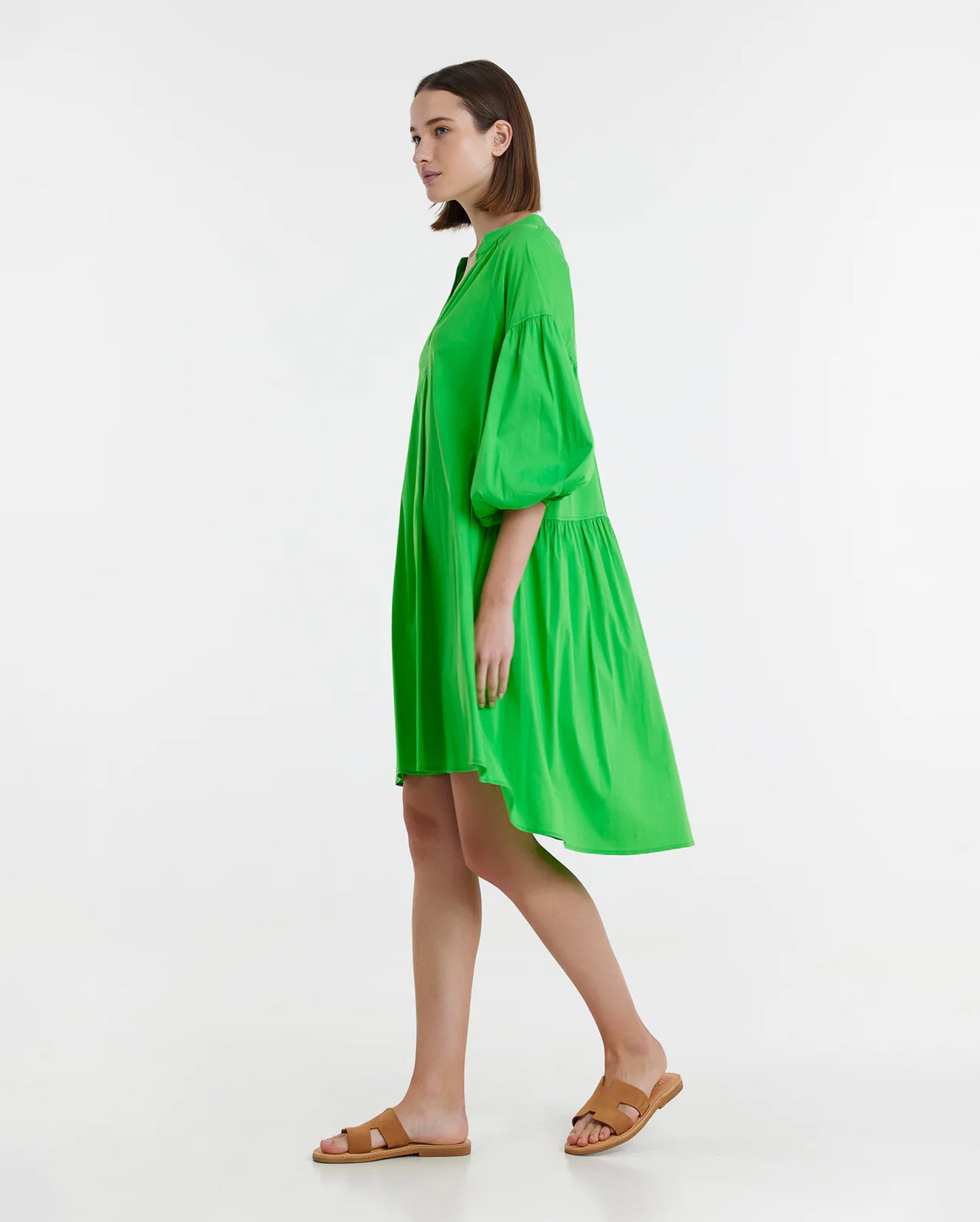 Izoldi Midi Dress (Green)