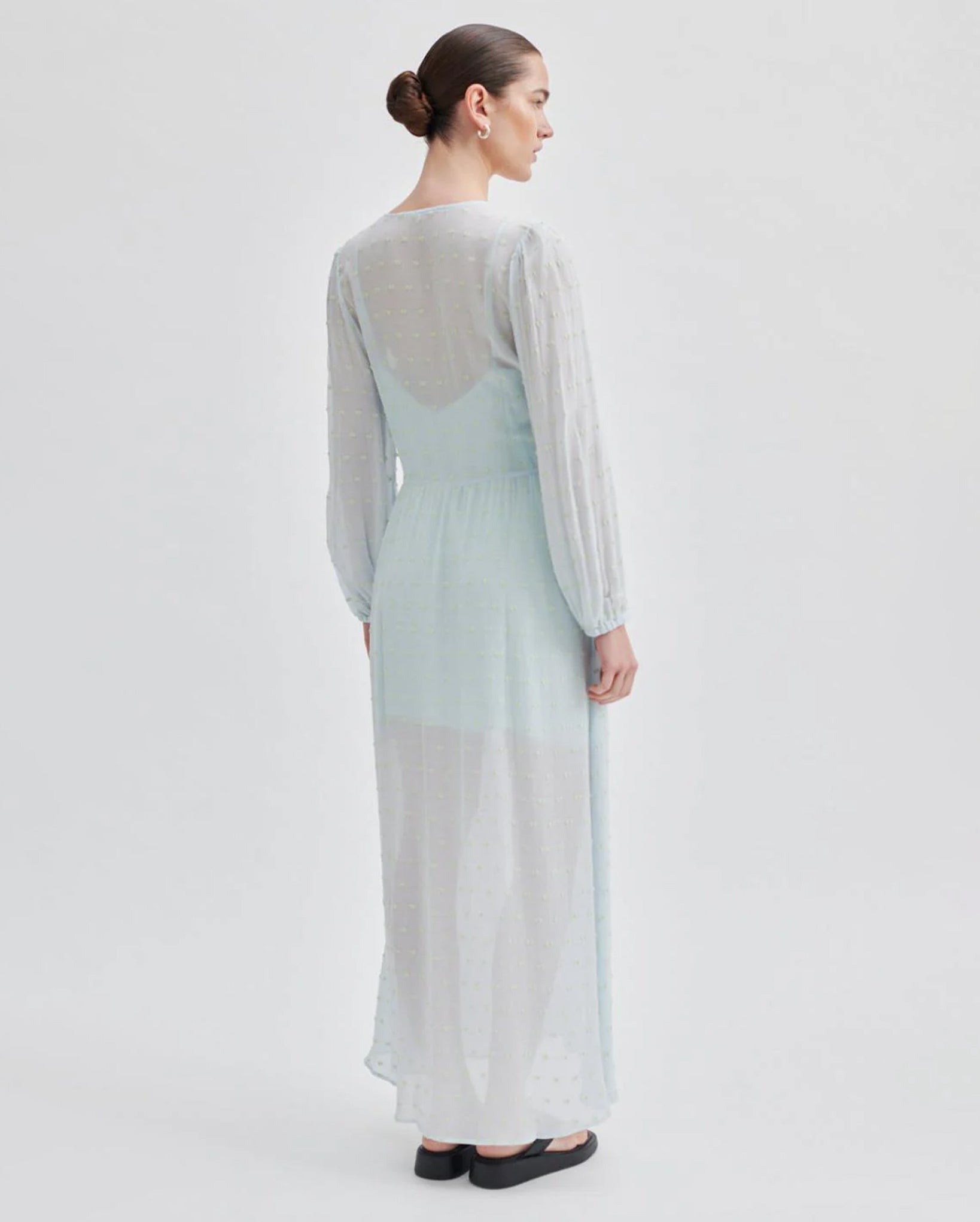 Cilla Textured Long Sleeve Dress