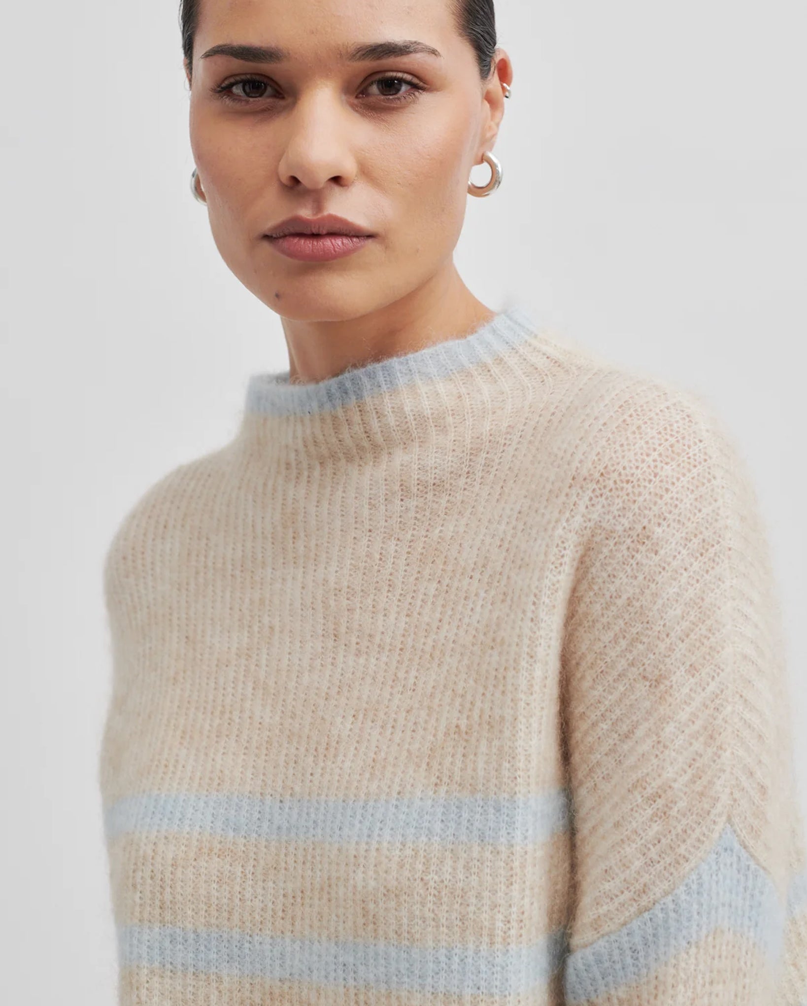 Ovalis Knit T-Neck (Starlight Blue)