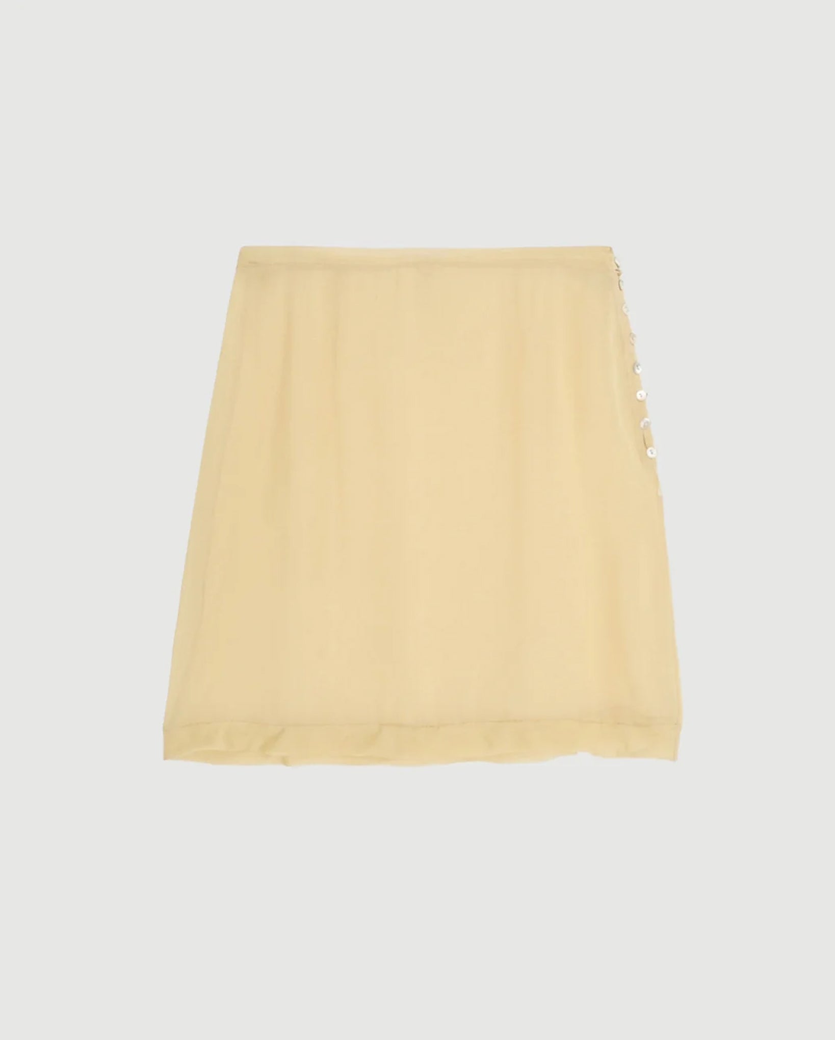 Enos Silk Skirt (Ecru)