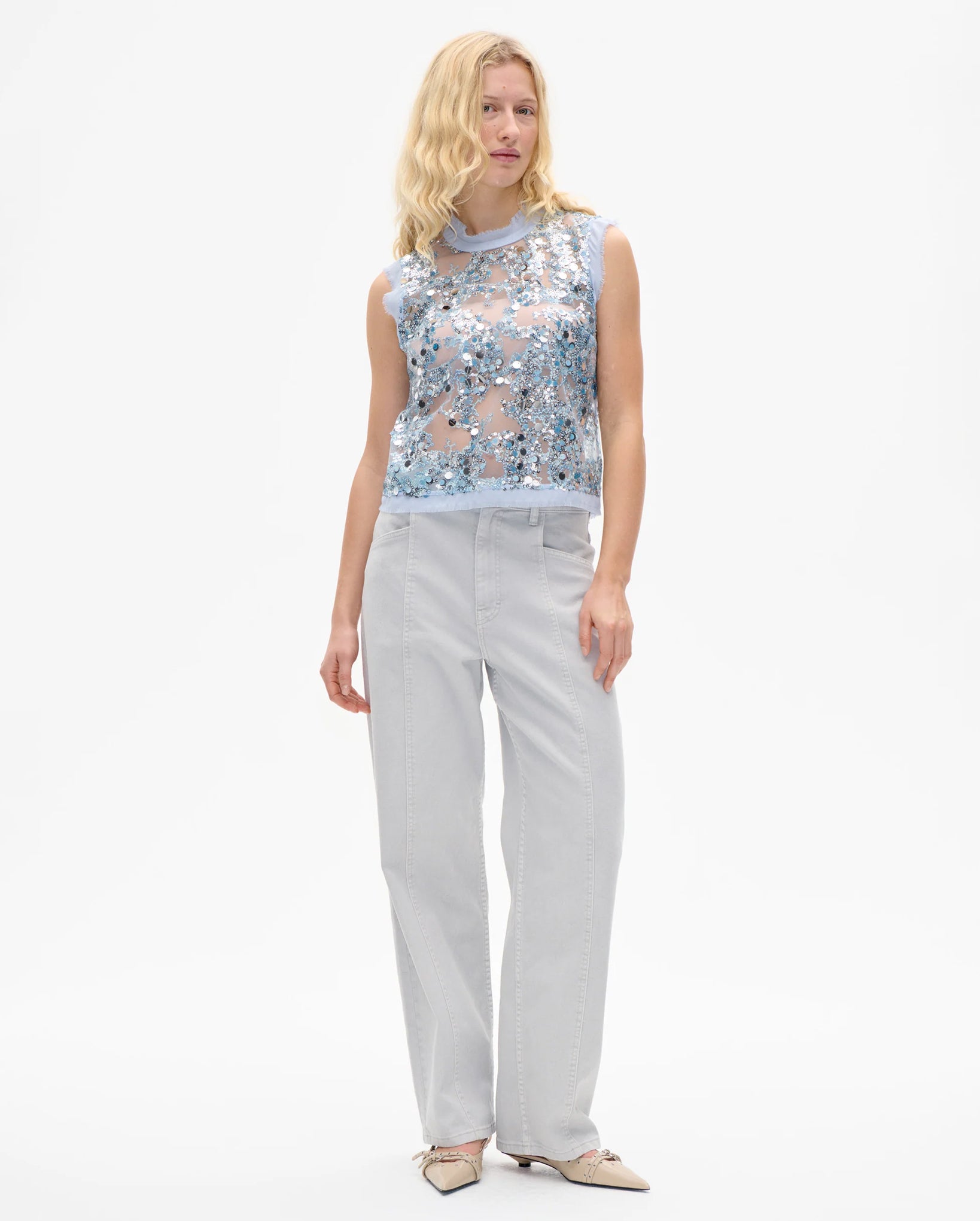 Manira Blouse (Kentucky Blue)
