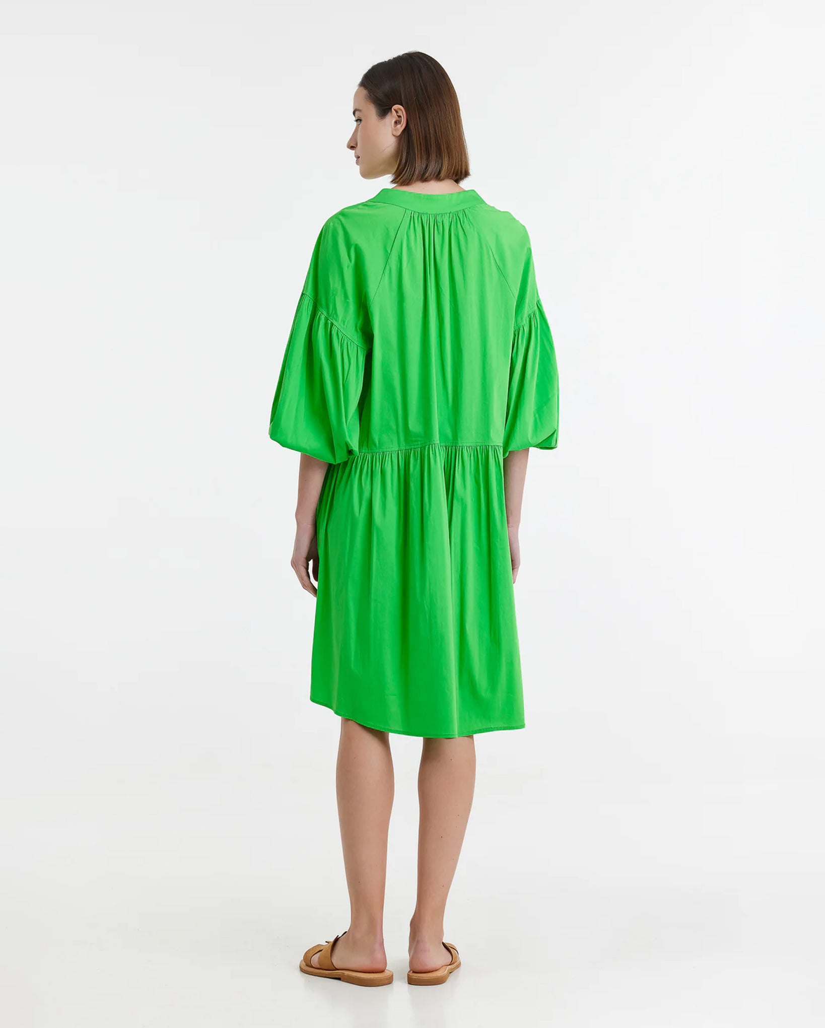 Izoldi Midi Dress (Green)