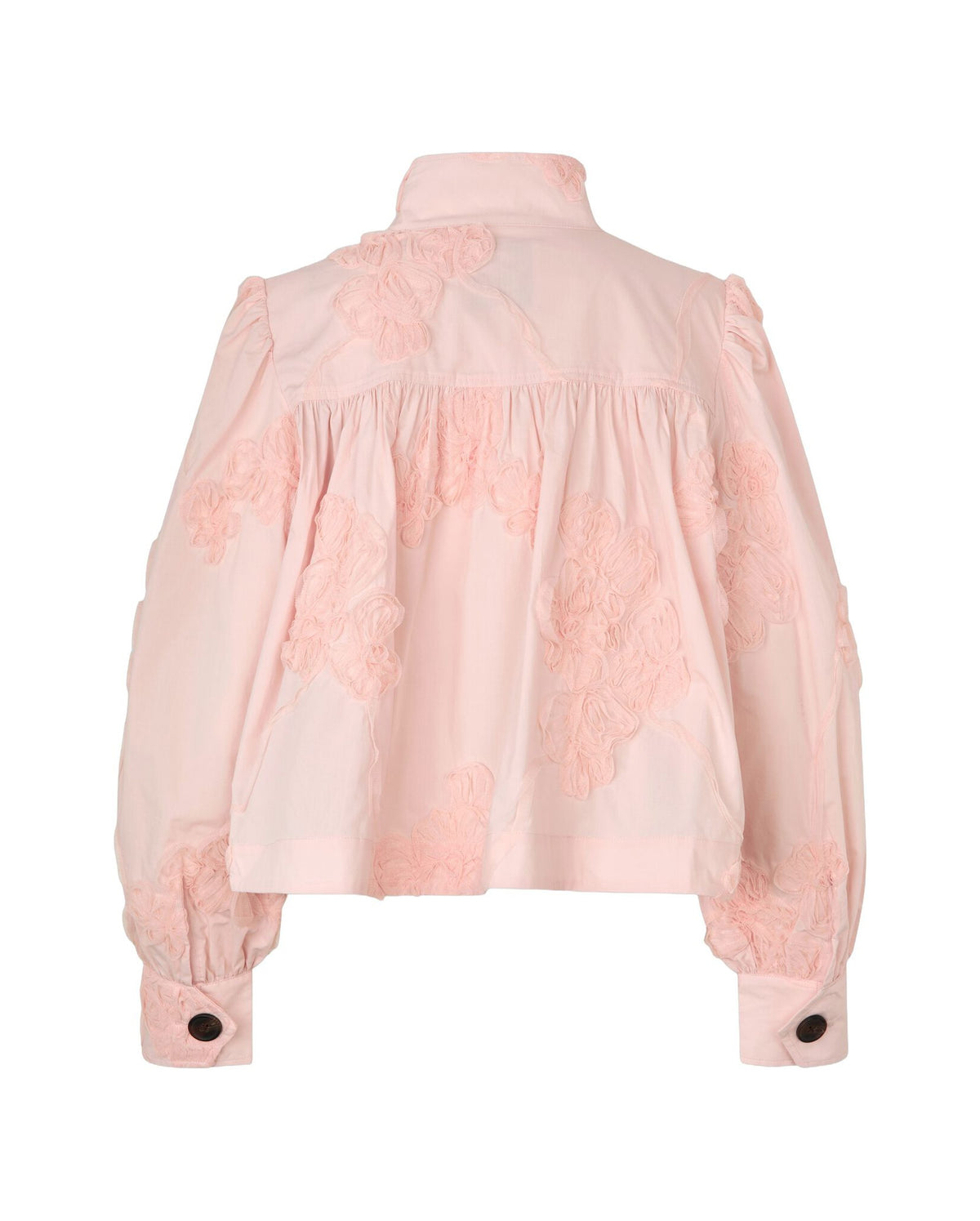 Ashley Funnel Neck Jacket (Crystal Pink)