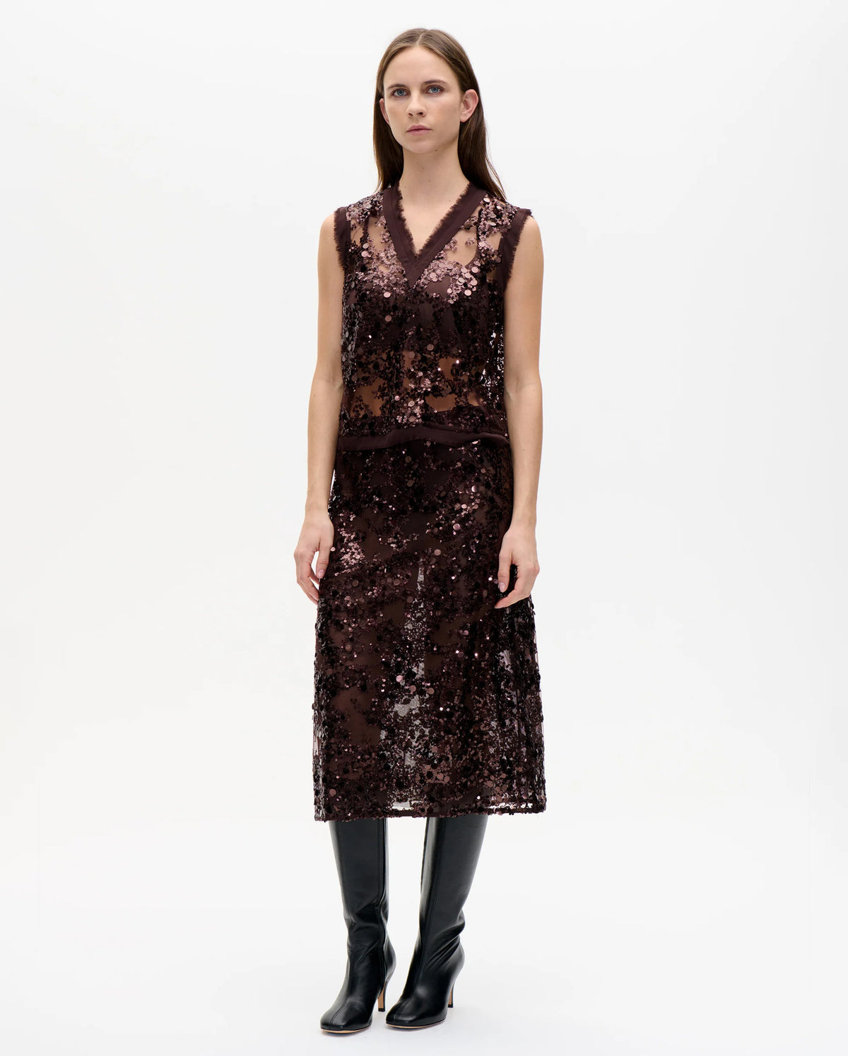 Manire Blouse (Coffee Brown Brow)