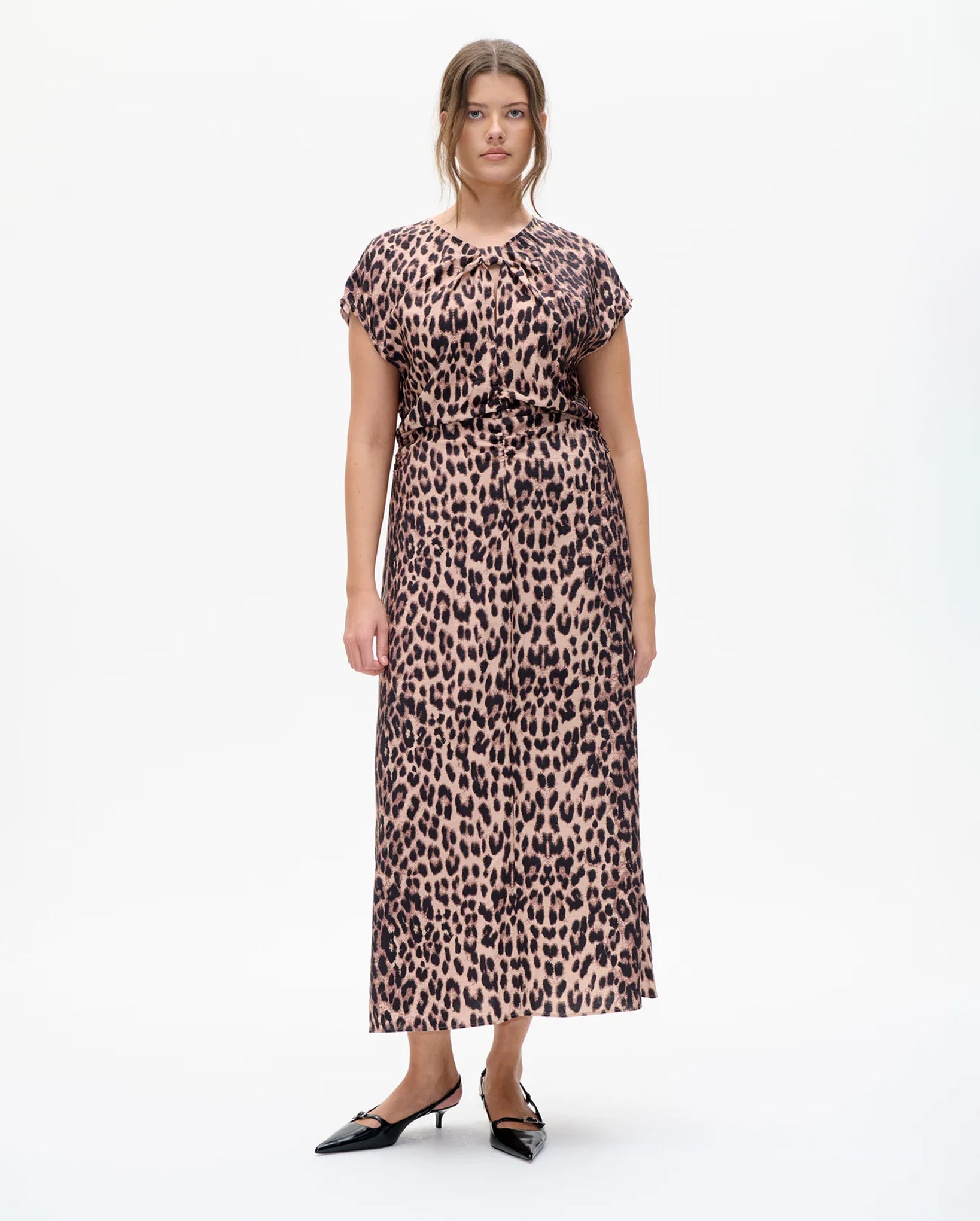 Akeyla Dress (Brown Baum Leopard)